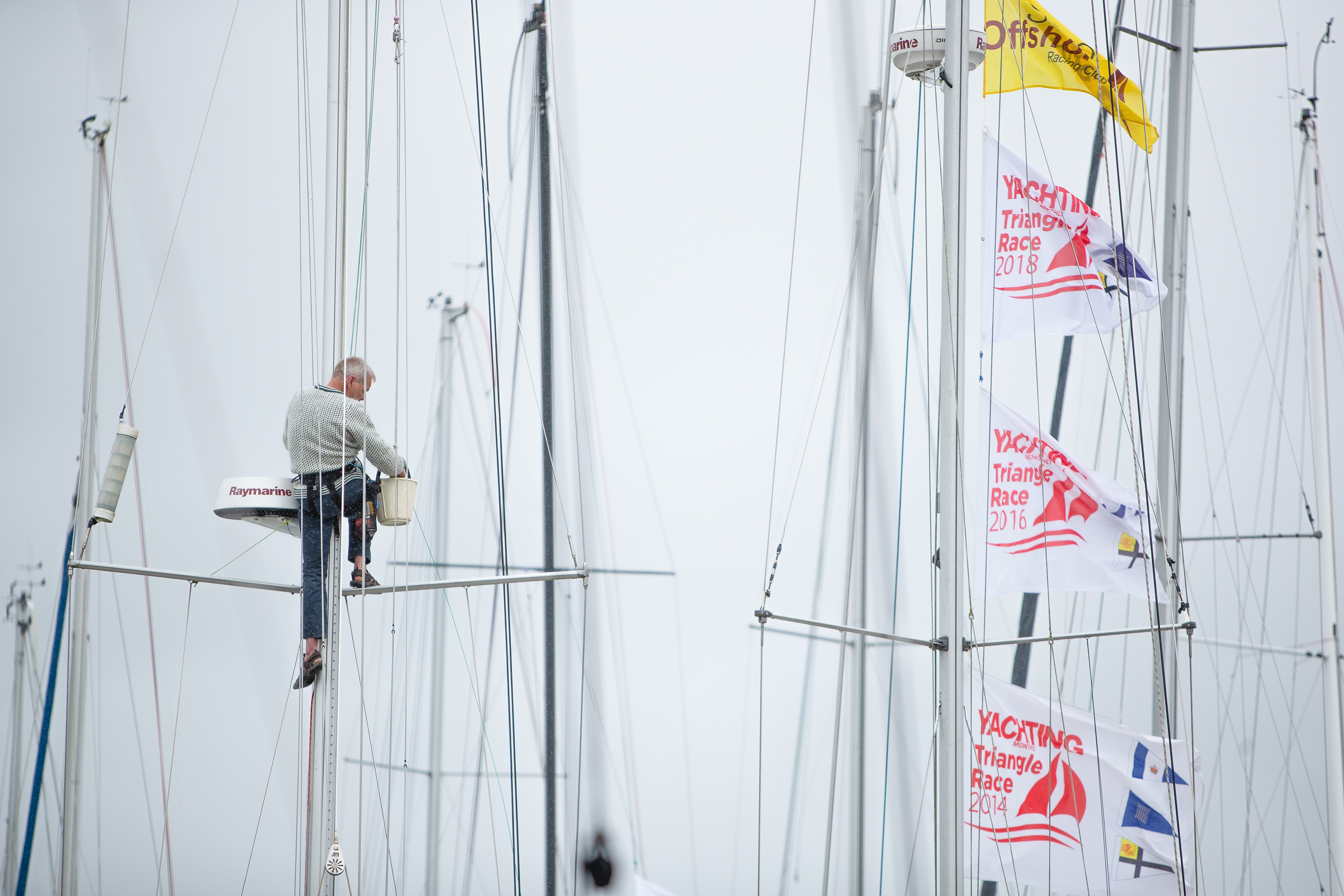 A piece of work shot for Yachting Monthly Magazine covering the Celtic Triangle Race, the first leg of the race set off from Pendennis Point in Cornwall headed for Kinsale.