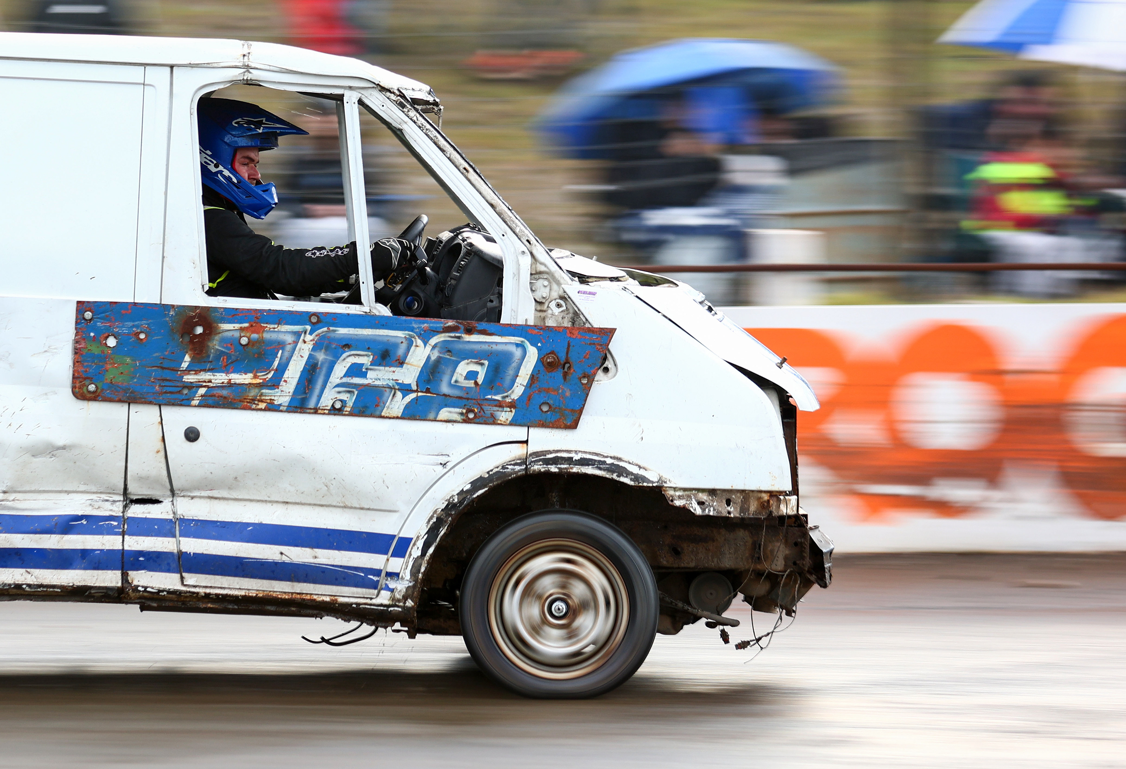 A series of shots from the "Banger Bonanza" at the United Downs Raceway, Redruth, Cornwall on the 29th December 2024. © Luke Williams, 2024. All rights reserved.