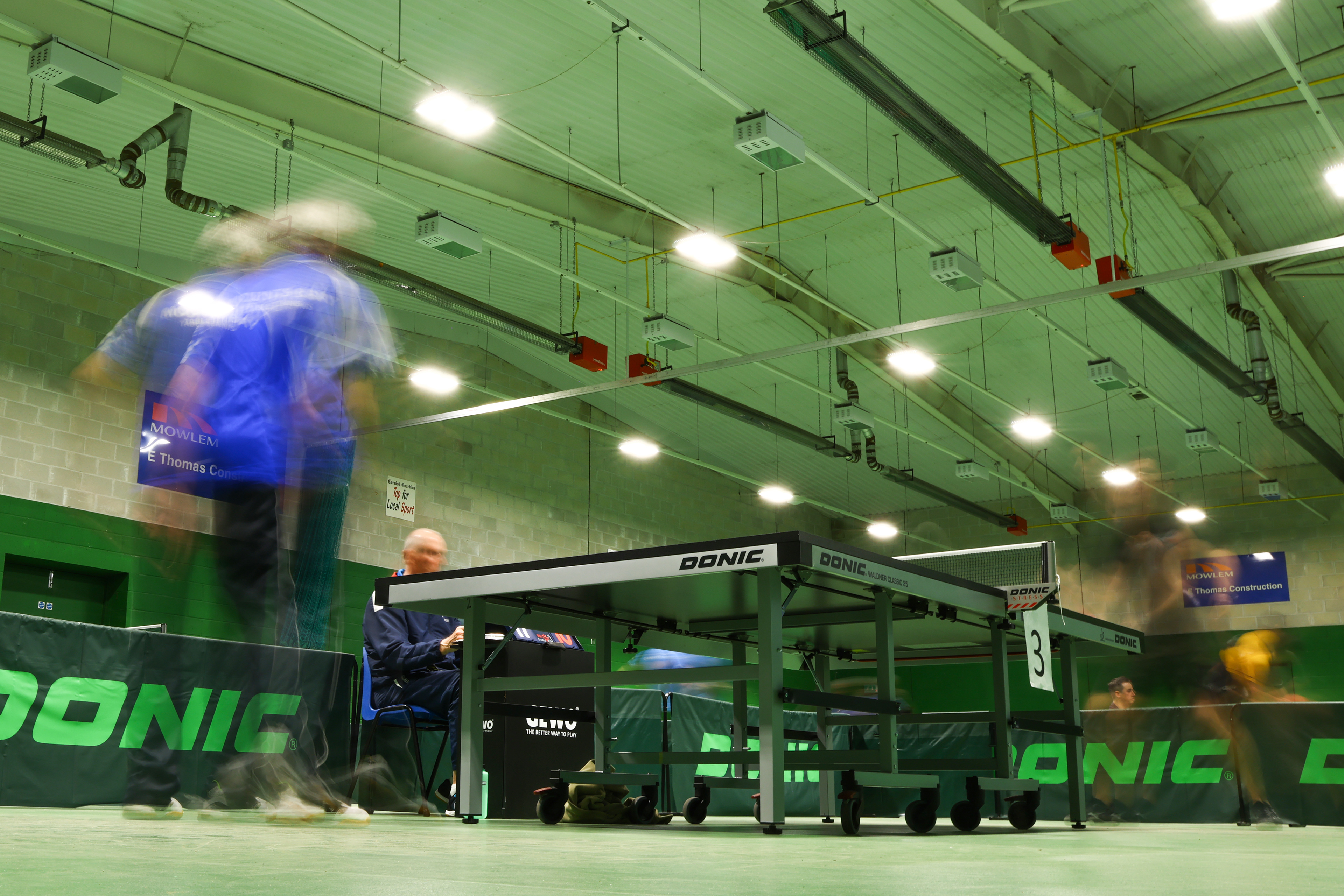 A series of shots from the Mona Dawe Divisional Table Tennis Championships in St Austell, Cornwall. © Luke Williams, 2025. All rights reserved.