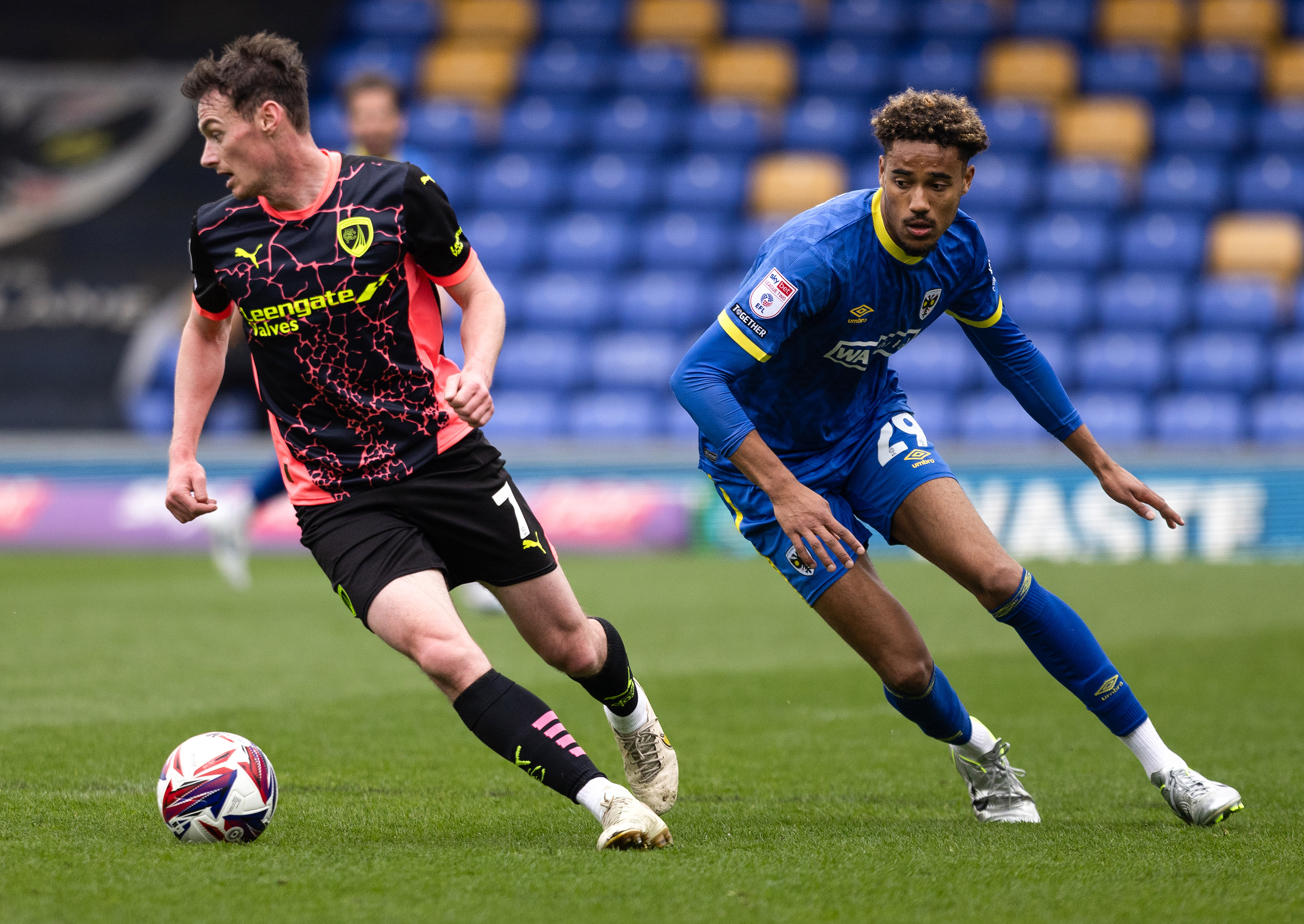 A collection of images from the League 2 fixture AFC Wimbledon vs Chesterfield FC. Shot for Kontent Haus Agency.