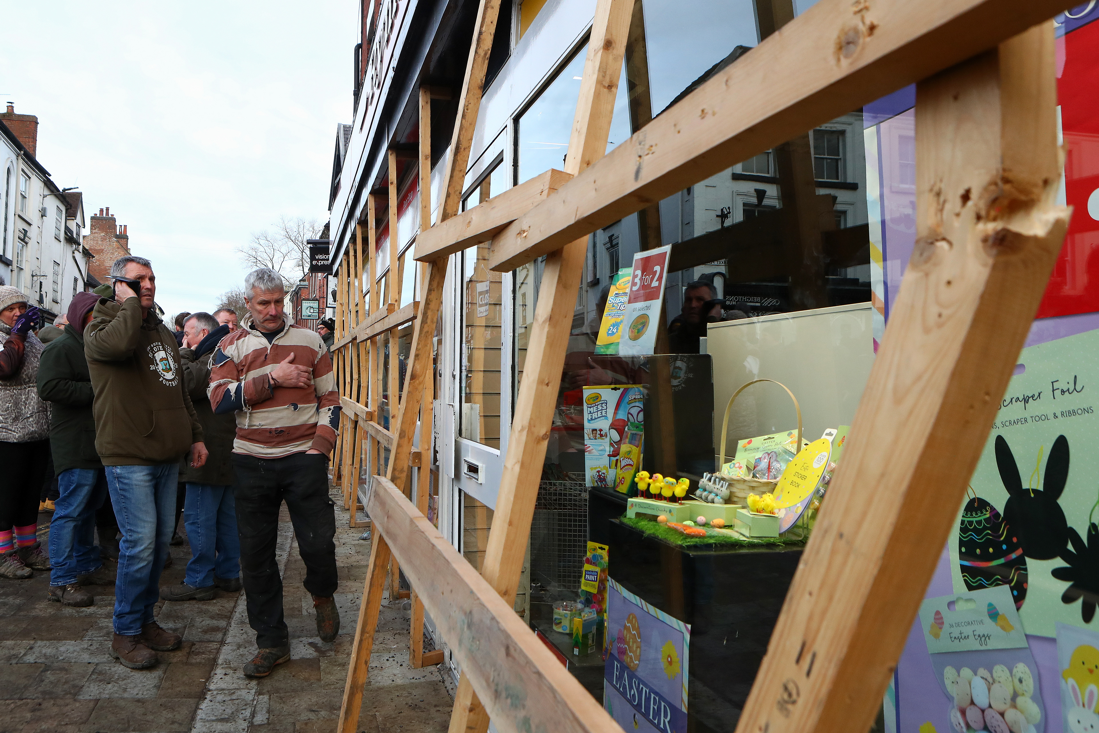 Tuesday 17th February 2026: Players wrestle for possession during the annual Royal Shrovetide Football match, a centuries-old tradition played across the town on Shrove Tuesday and Ash Wednesday. © Luke Williams, 2026. All rights reserved.