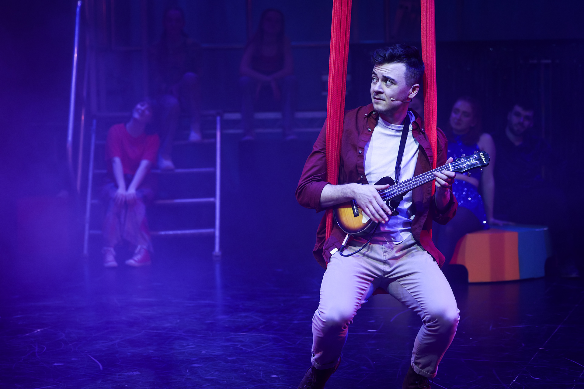 A series of work from a third year Musical Theatre production at Falmouth University. Pippin, written by Stephen Schwartz. © Luke Williams, 2024. All rights reserved.
