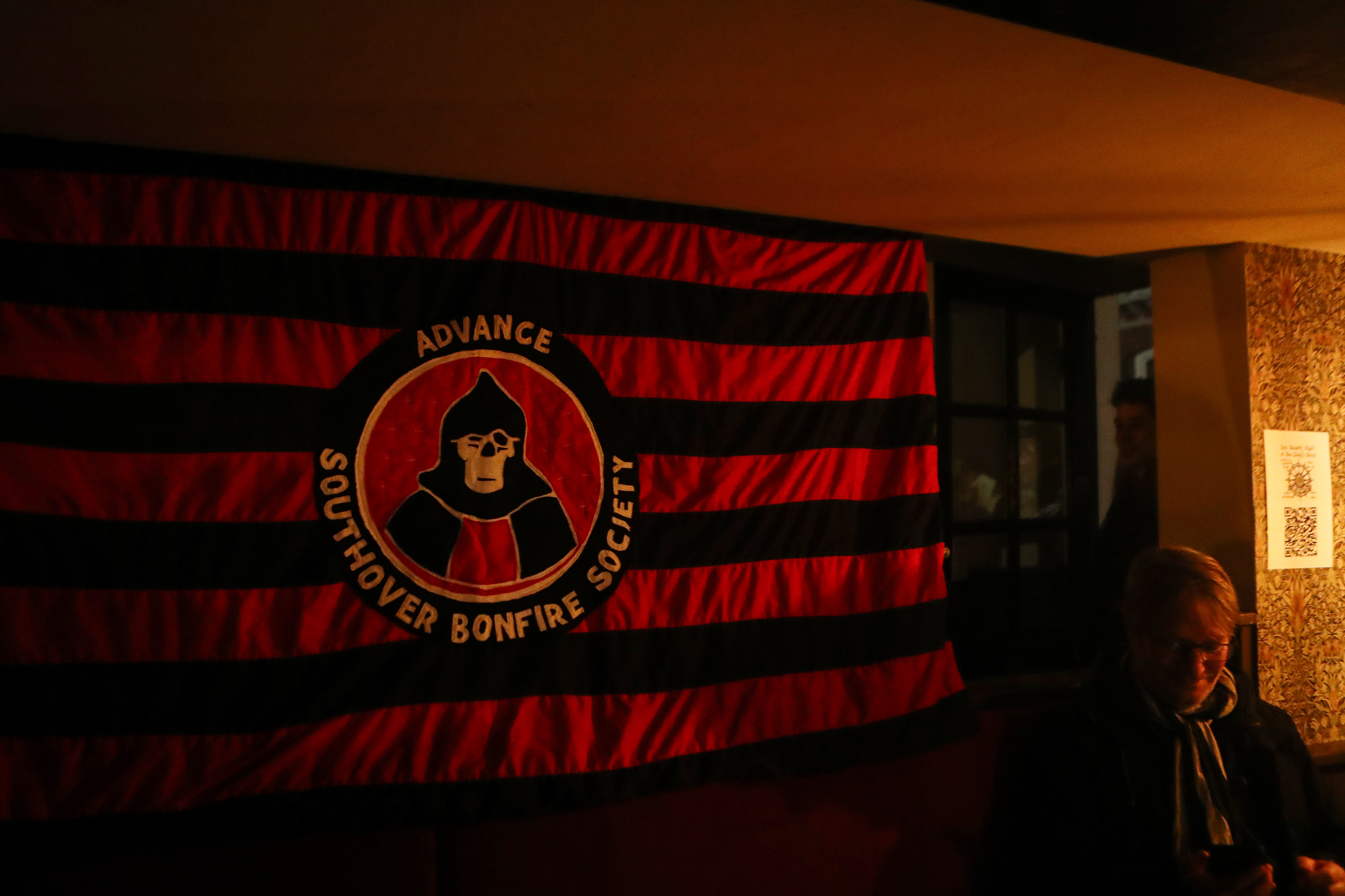 Wednesday 5th November 2025: Southover bonfire celebrations take place in Lewes, East Sussex.  The night involves societies from around the Lewes area marching through the streets with torches and burning effigy’s at designated fire sites.