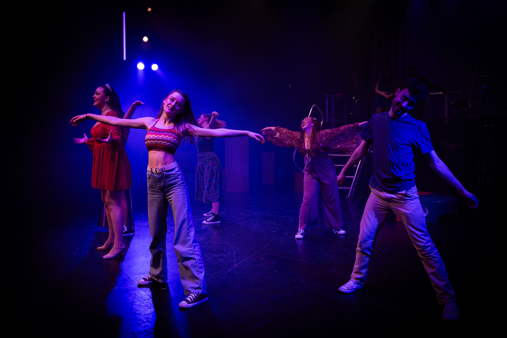A series of work from a third year Musical Theatre production at Falmouth University. Pippin, written by Stephen Schwartz. © Luke Williams, 2024. All rights reserved.