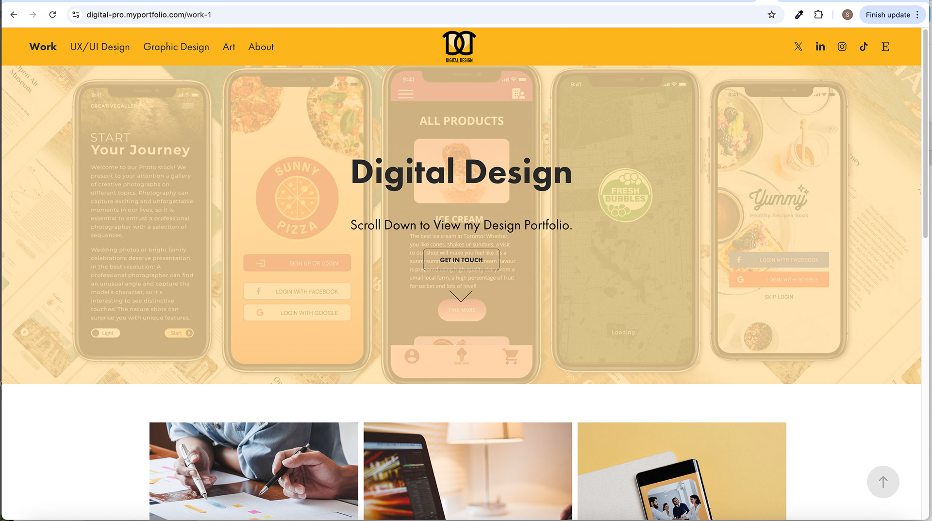 DIGITAL DESIGN Screens Overview - Devices