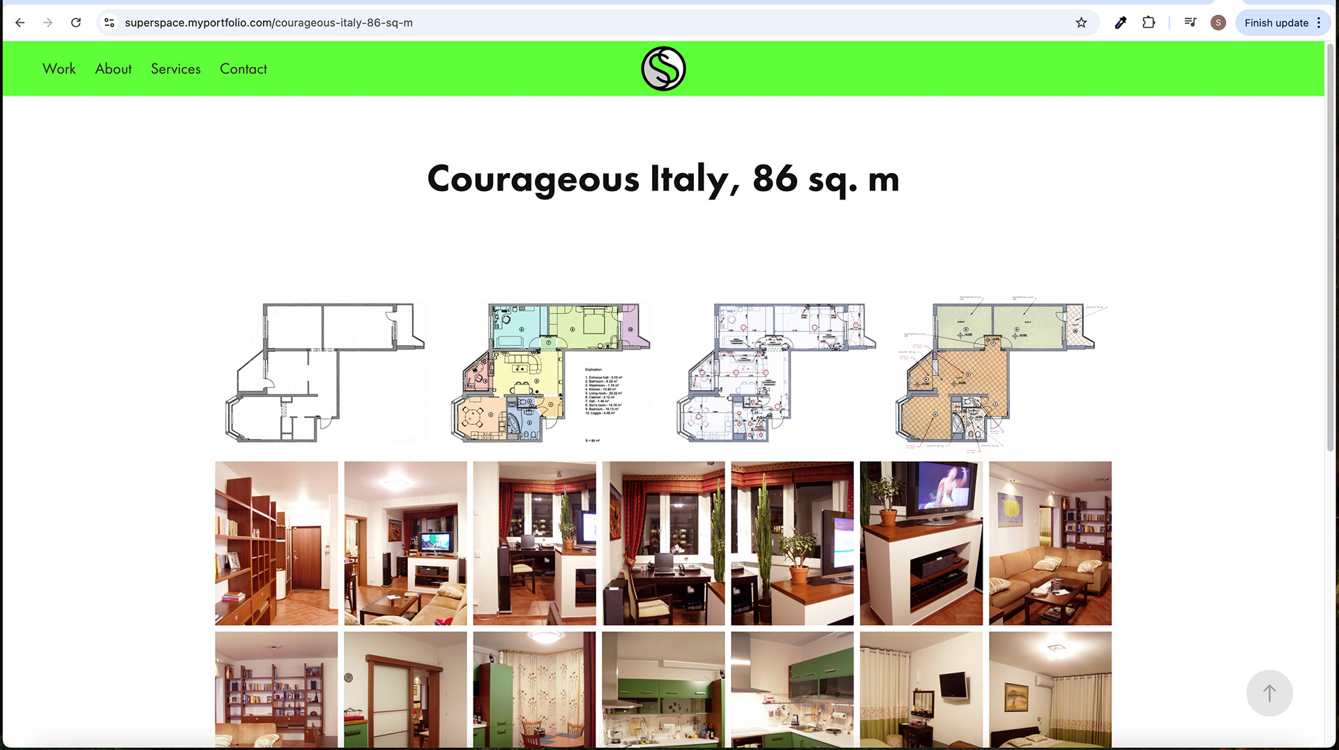 Subpage Screen