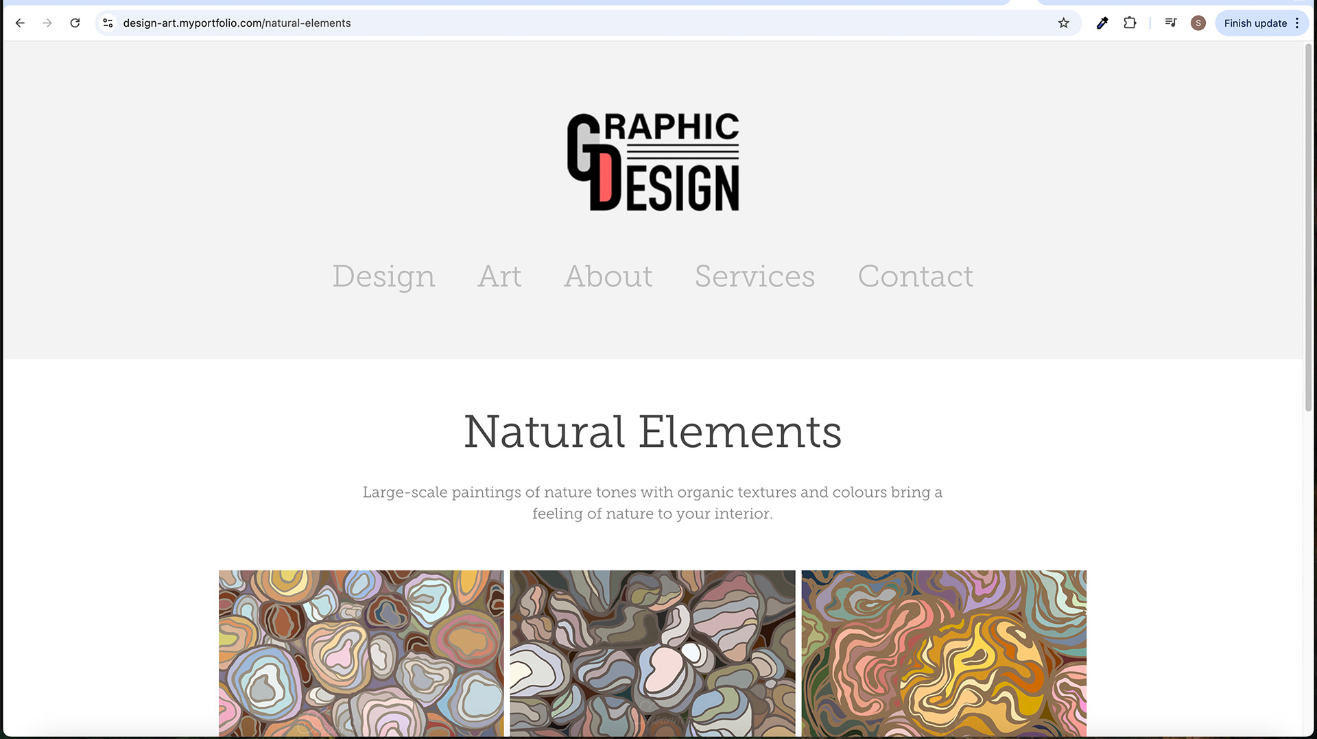 Art - Subpage Screen