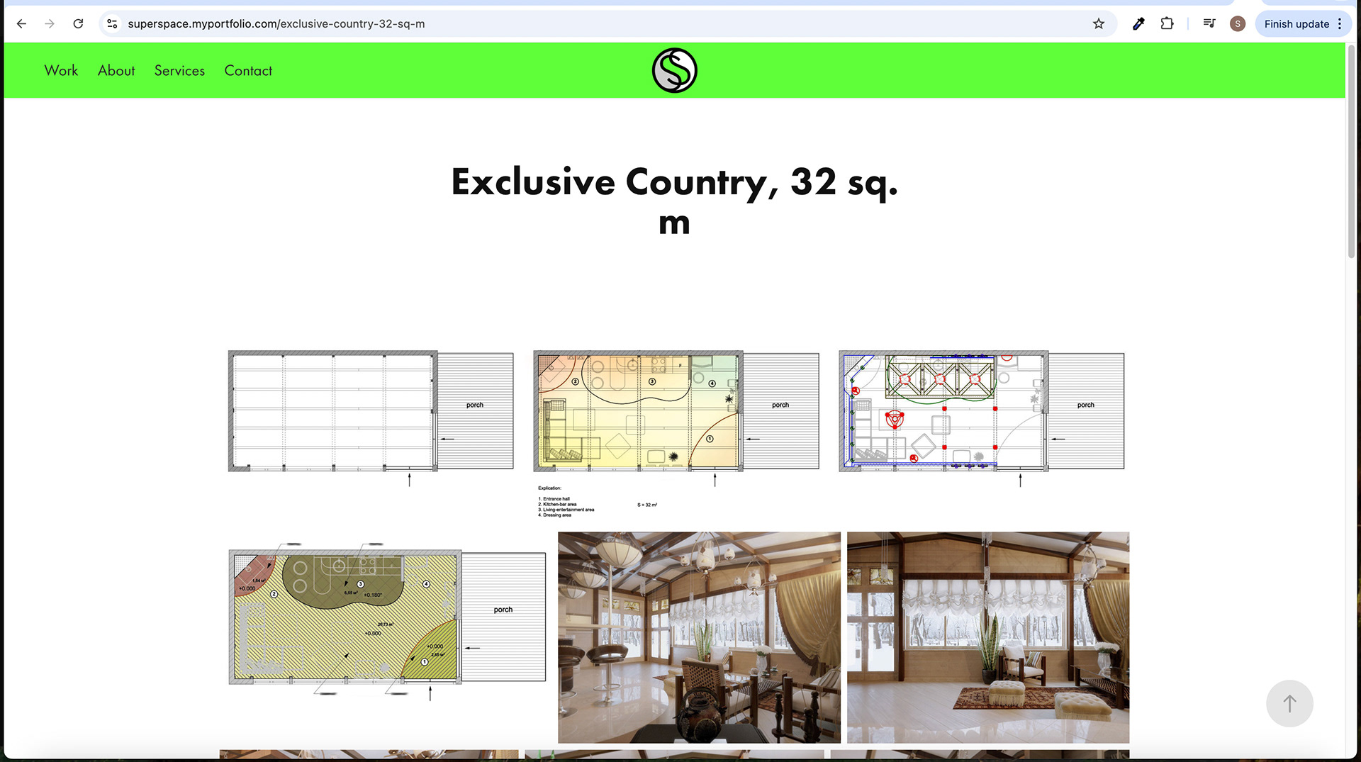 Subpage Screens