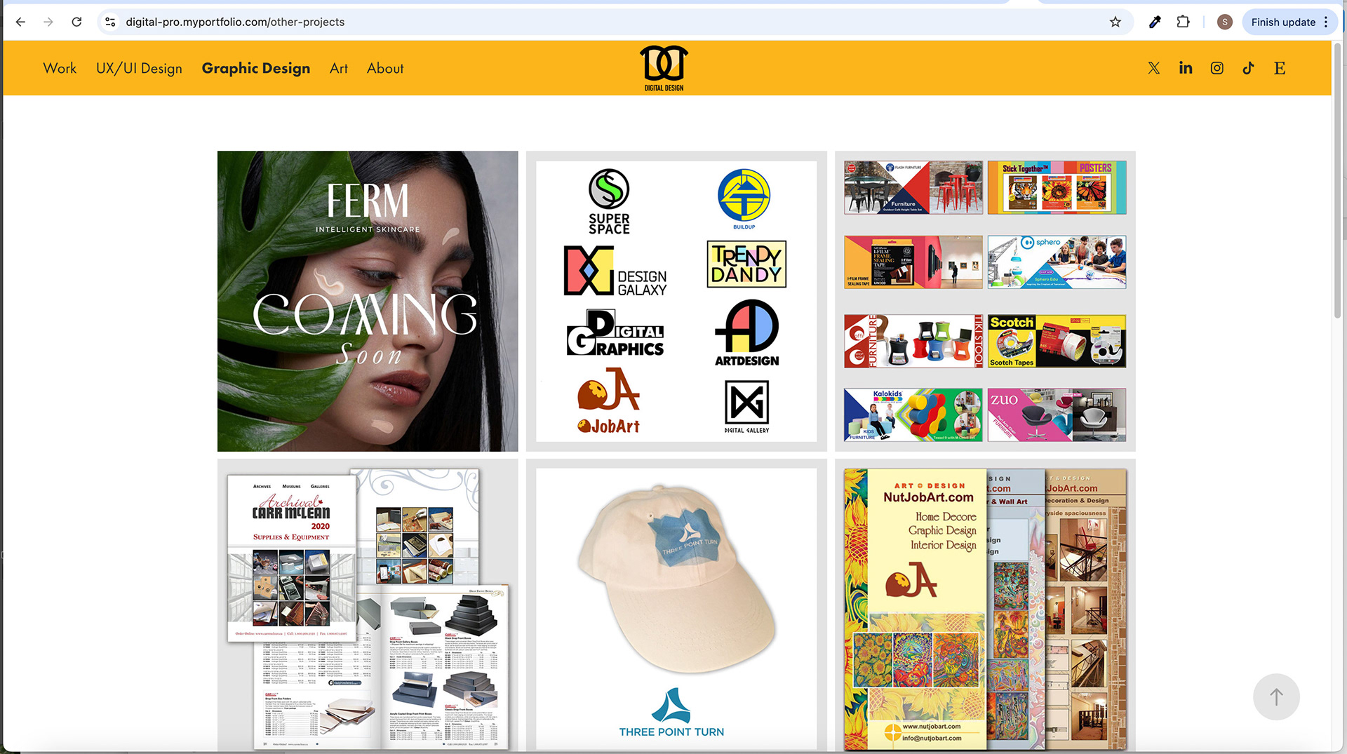 Graphic Design Screen