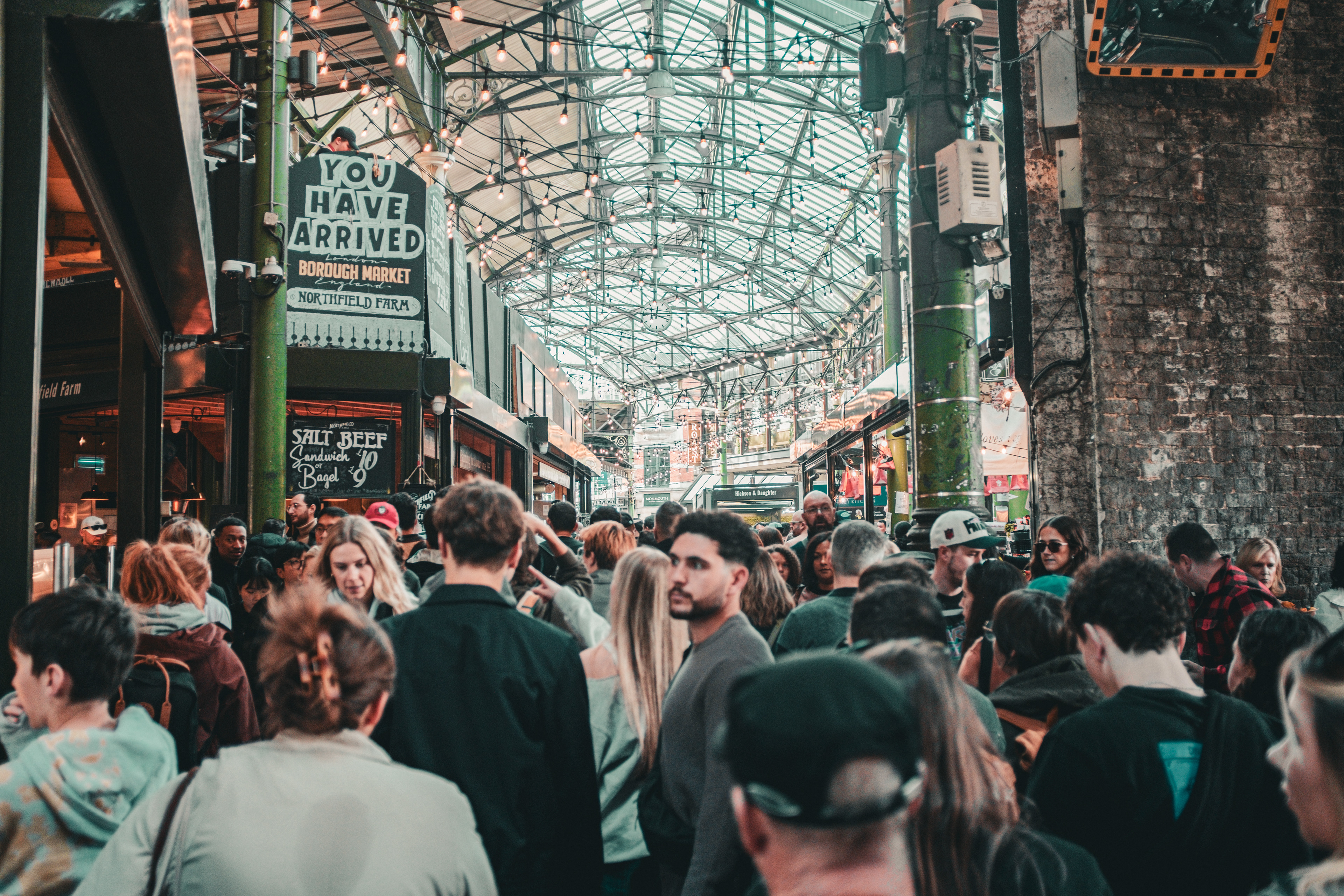 Borough Market crowds