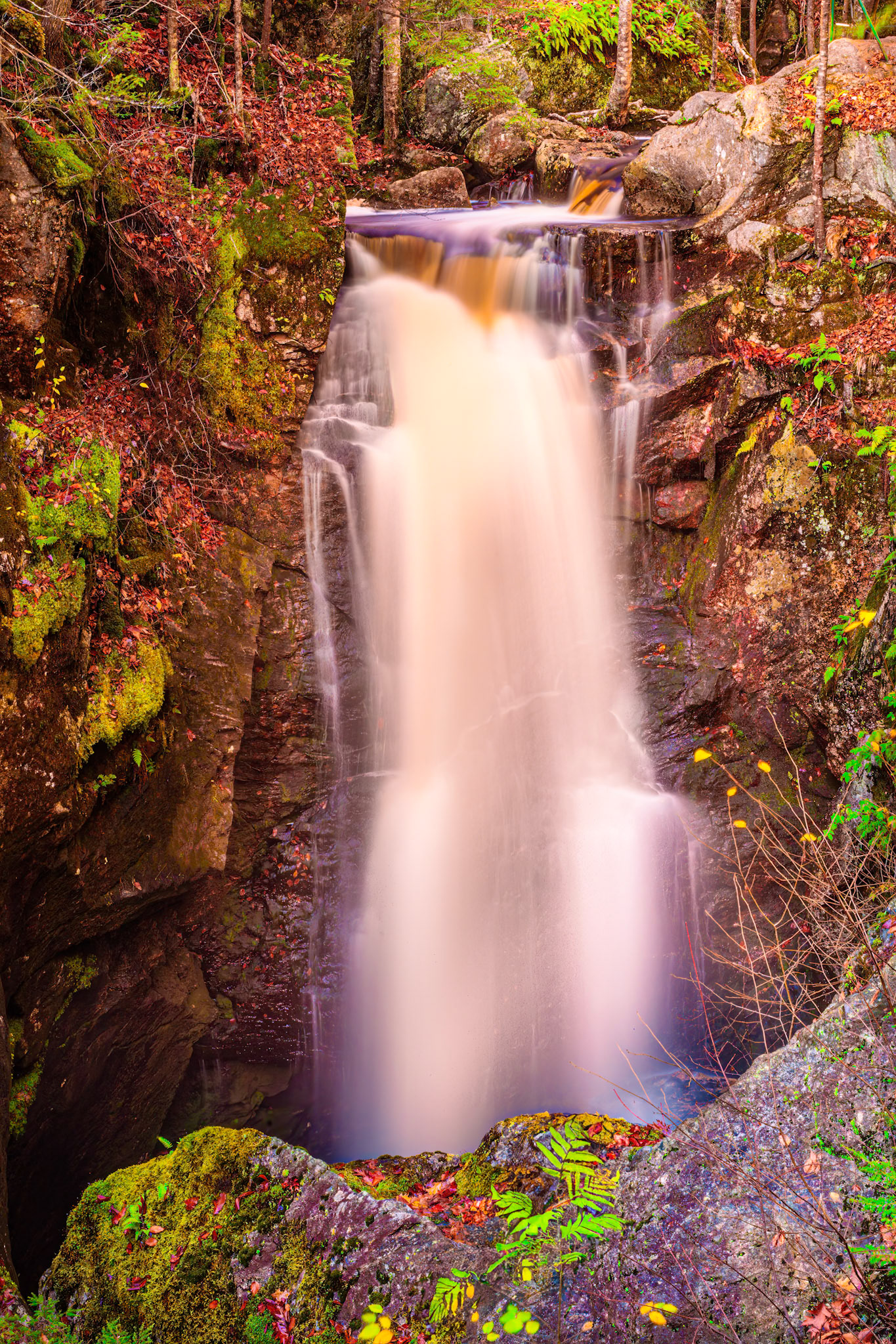 Fall colors around Royalston Falls