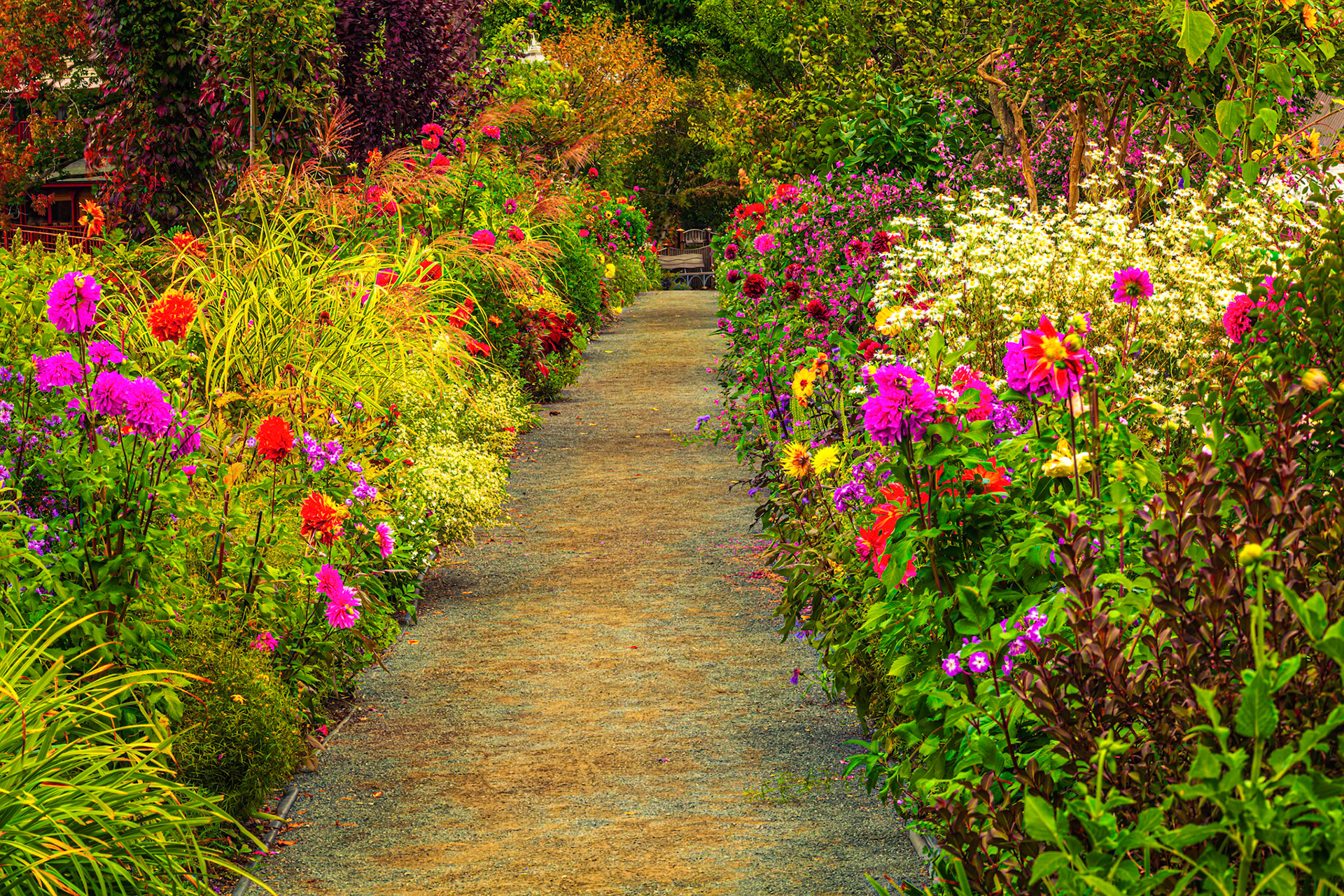 Bridge of Flowers in Shelburne MA.