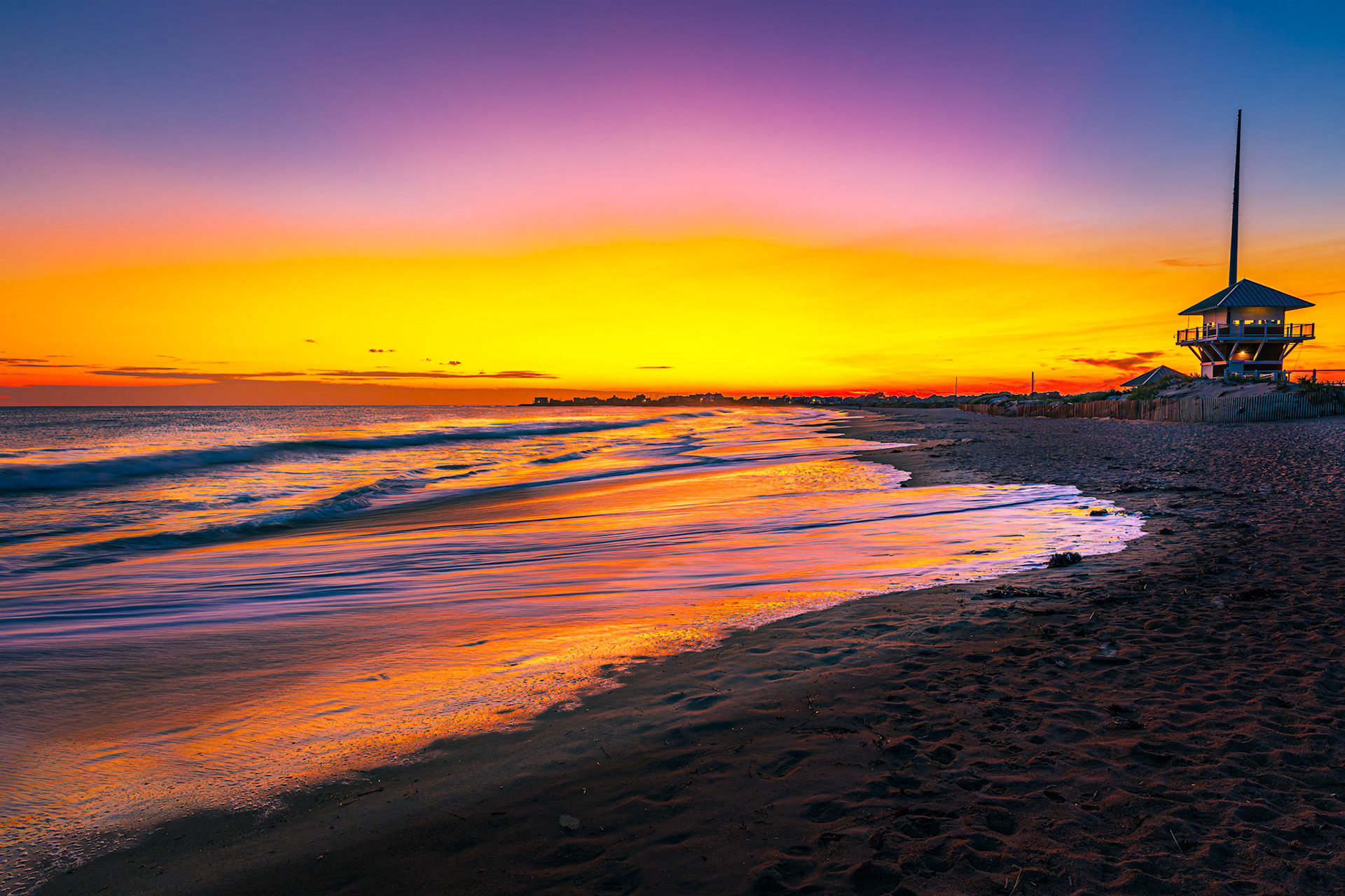 Sunset Reflections  -  East Matunuck RI