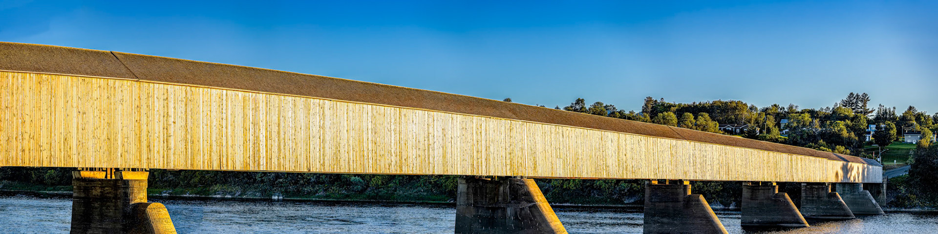 Hartland Covered Bridge NB - World's Longest at 1/4 Mile