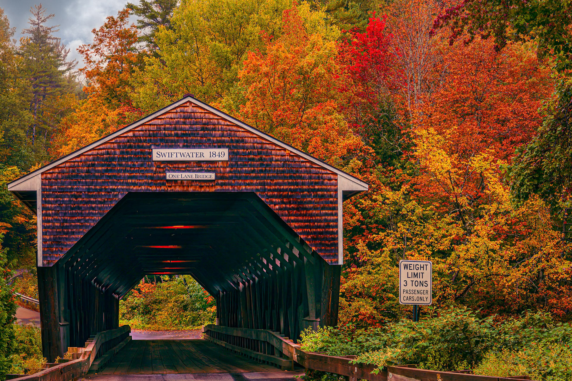 Swiftwater Covered Bridge NH