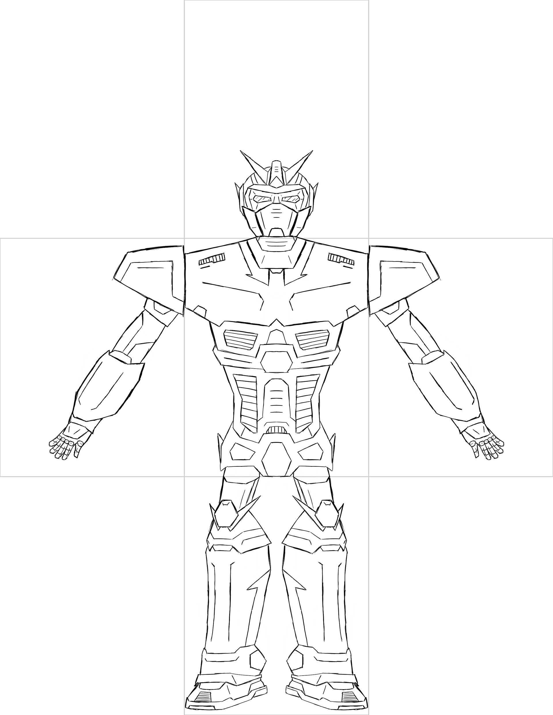 Gundam-inspired mech