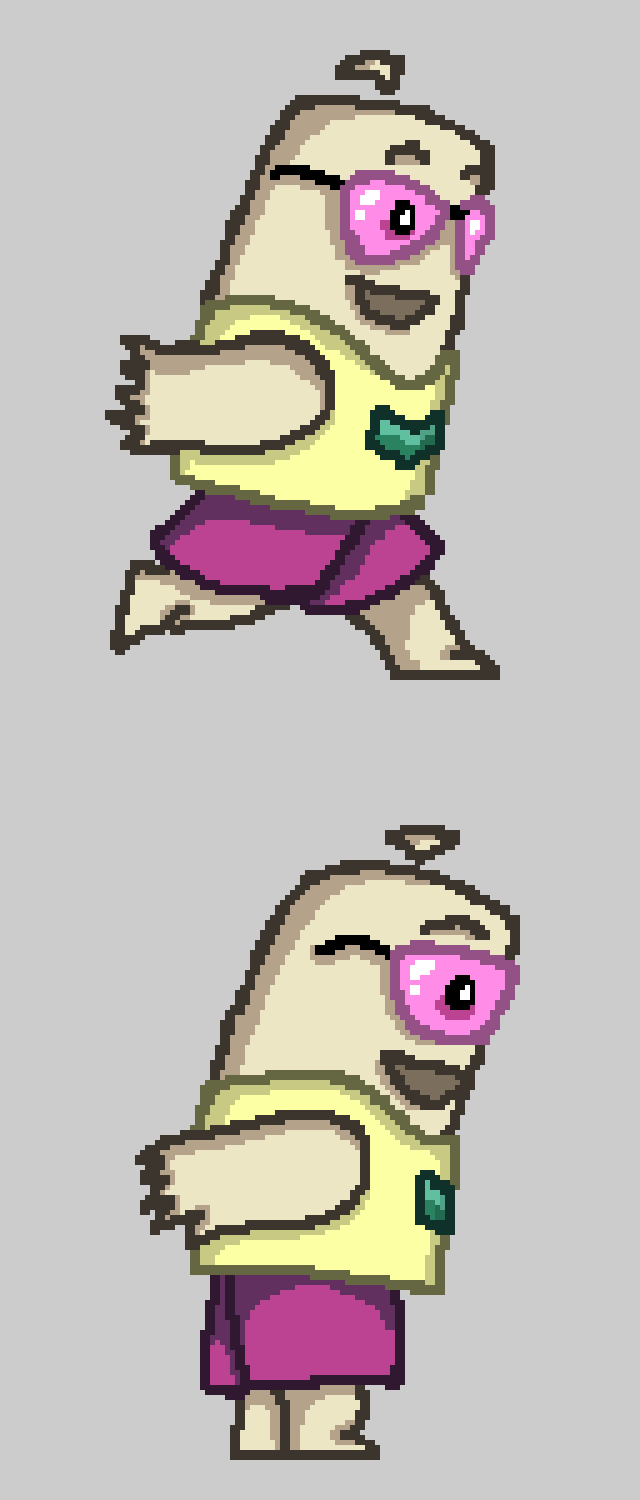 Player character running + jumping sprites