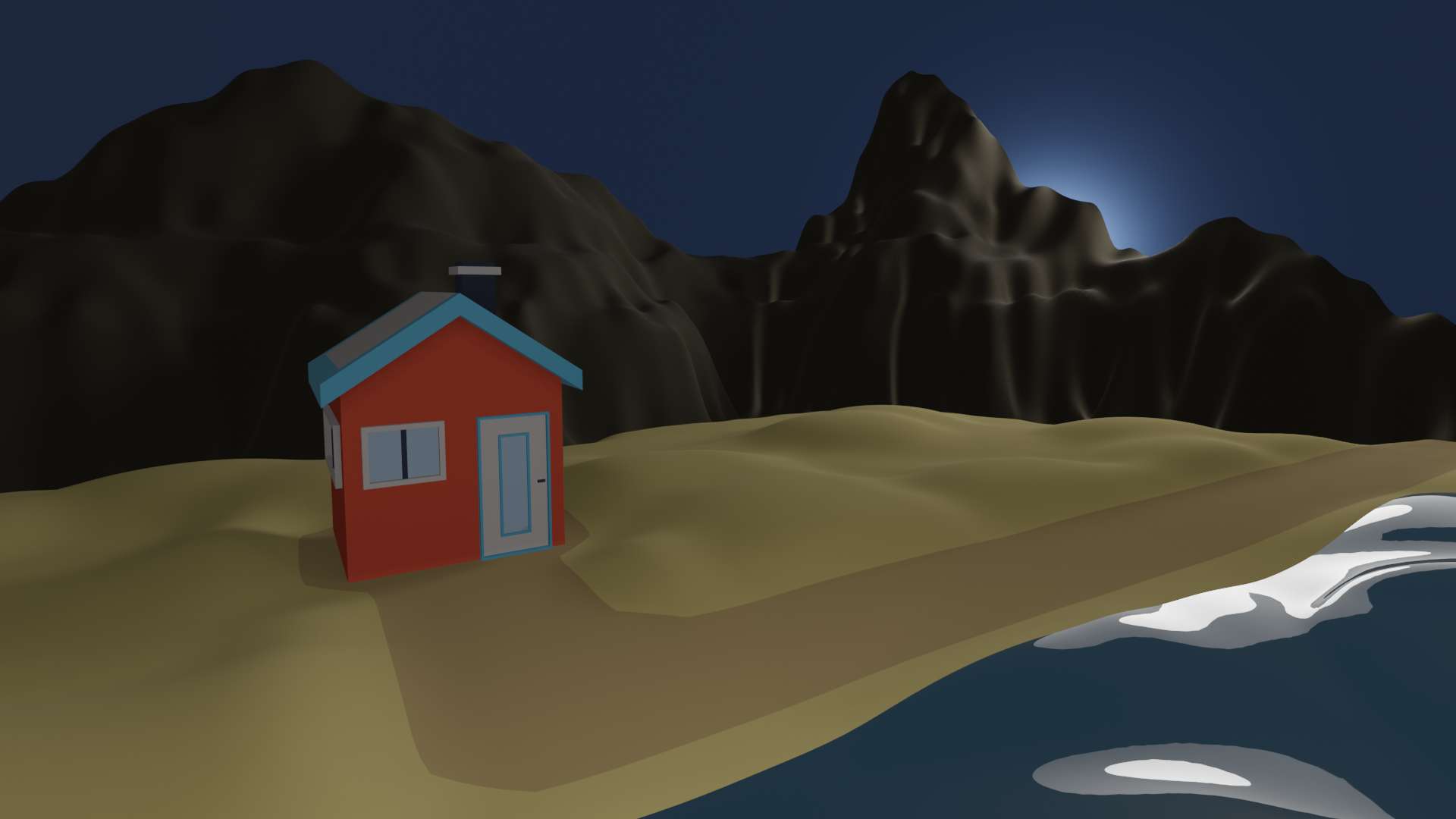 Beachside house (Blender, Sept - Oct 2021)