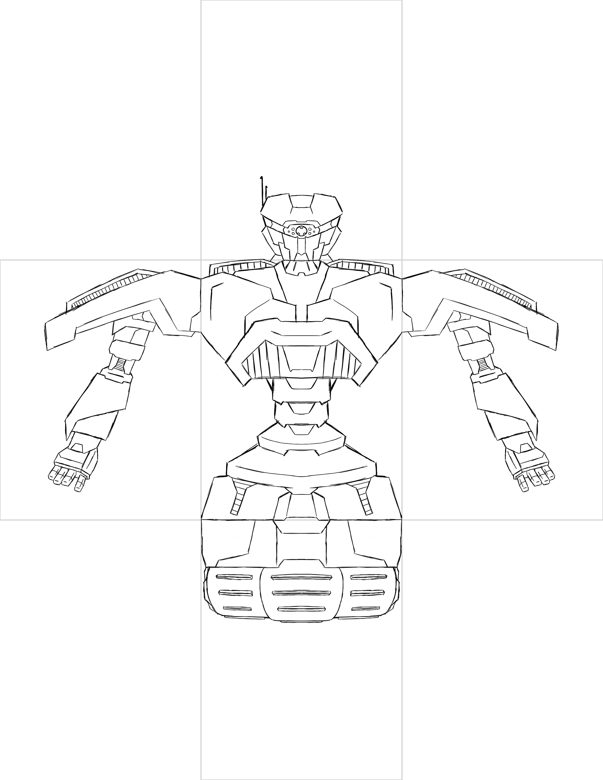 Armored Core-inspired mech