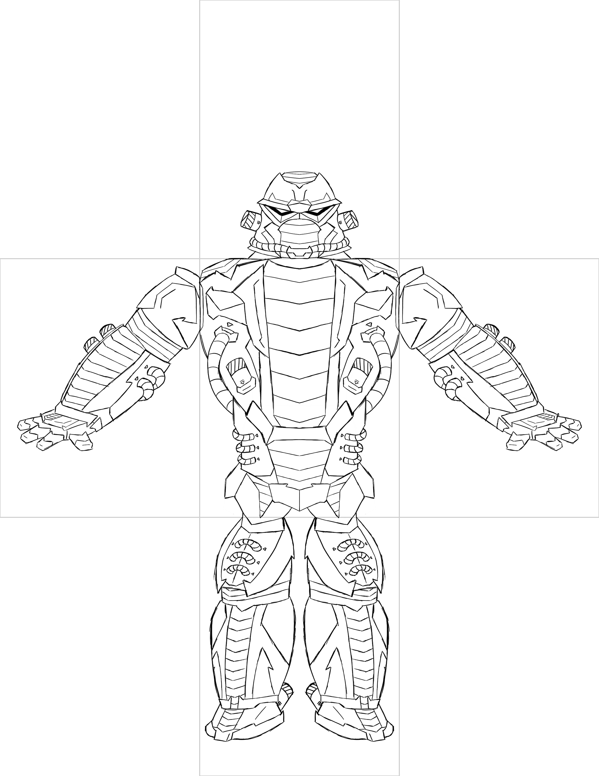 Zaku-inspired mech