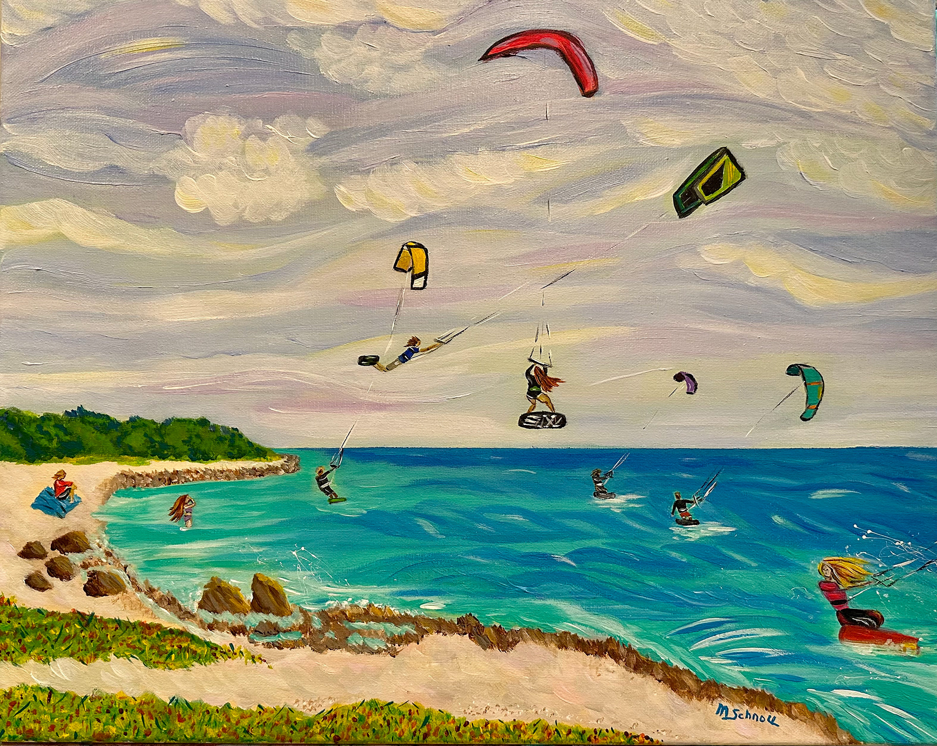 I’m Flying, Acrylic on Canvas