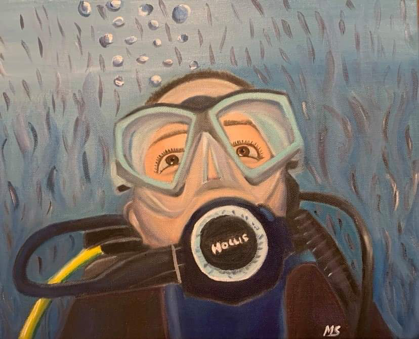 A Mermaid’s Dream, Oil on canvas