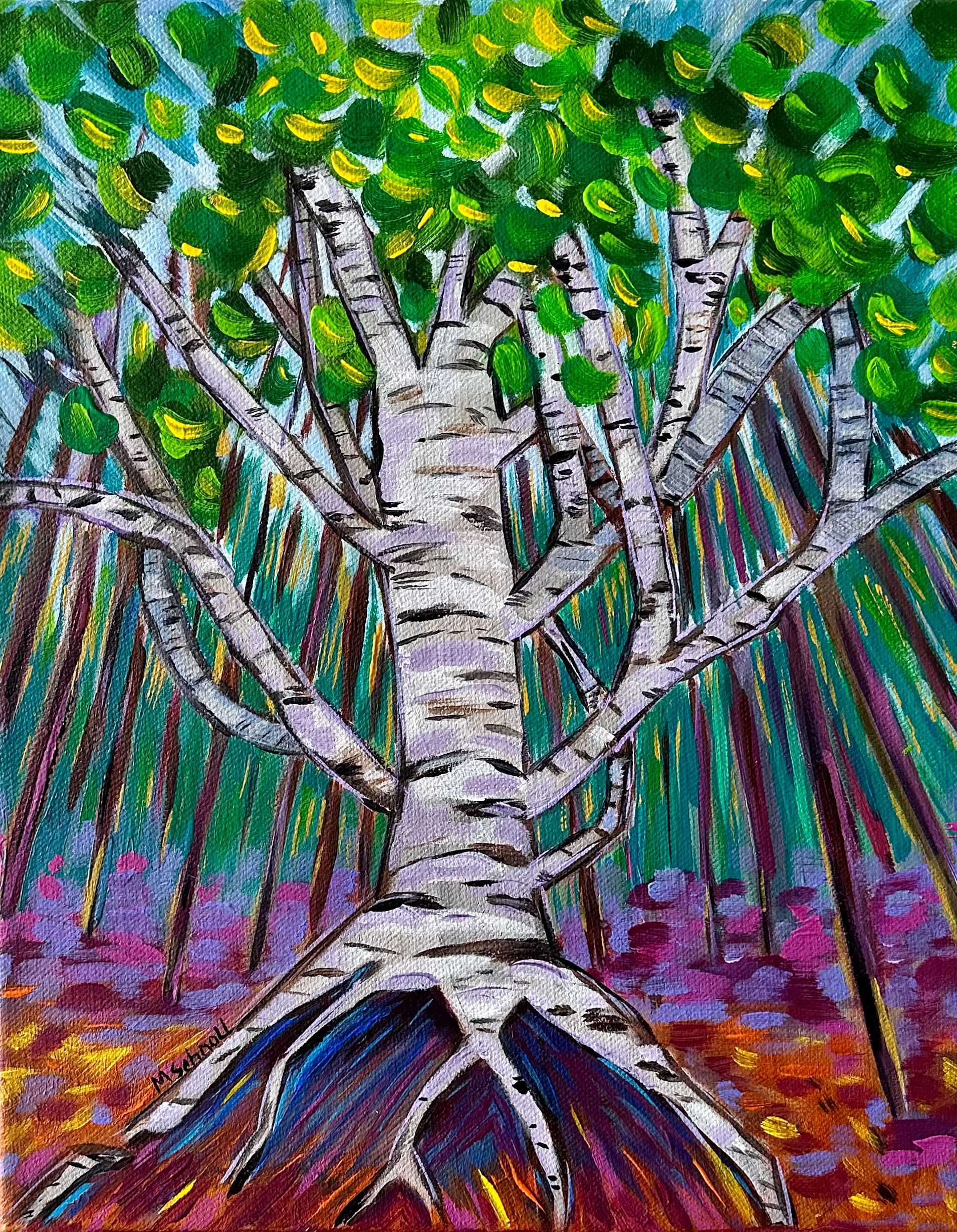 Tree of Life, Acrylic on Canvas