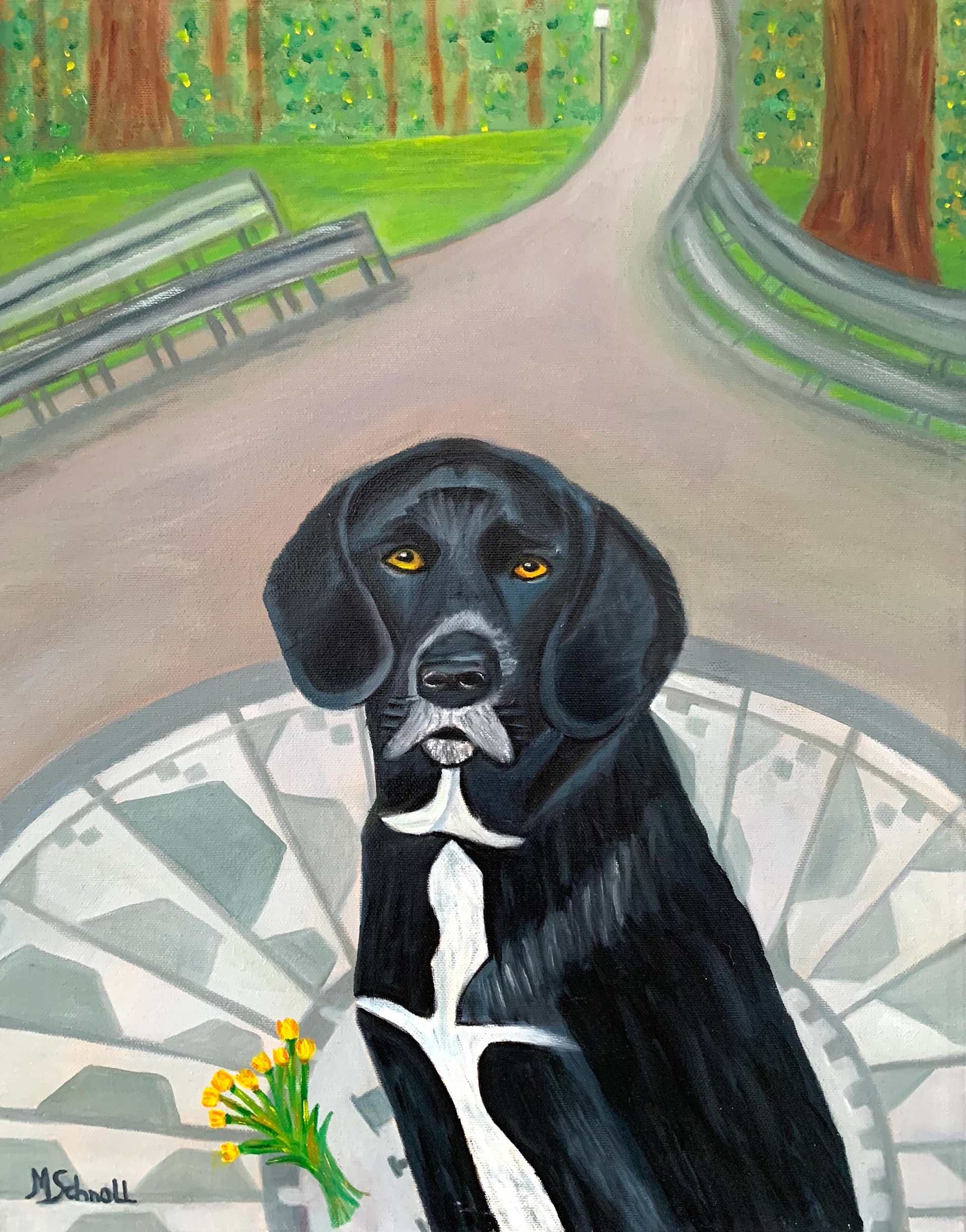 Luke, Mixed Media on Canvas