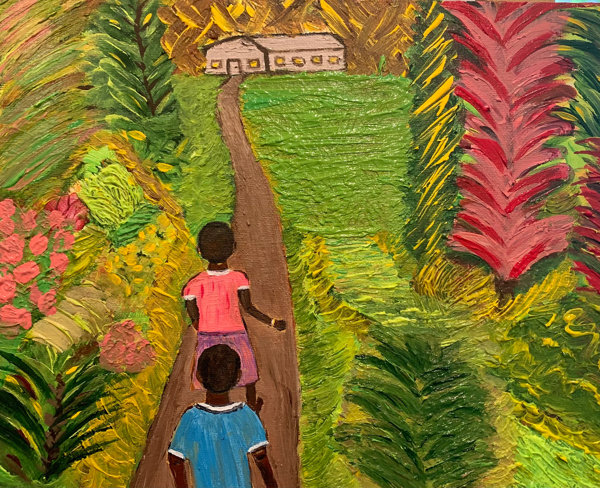 The Learning Path, Acrylic on Canvas