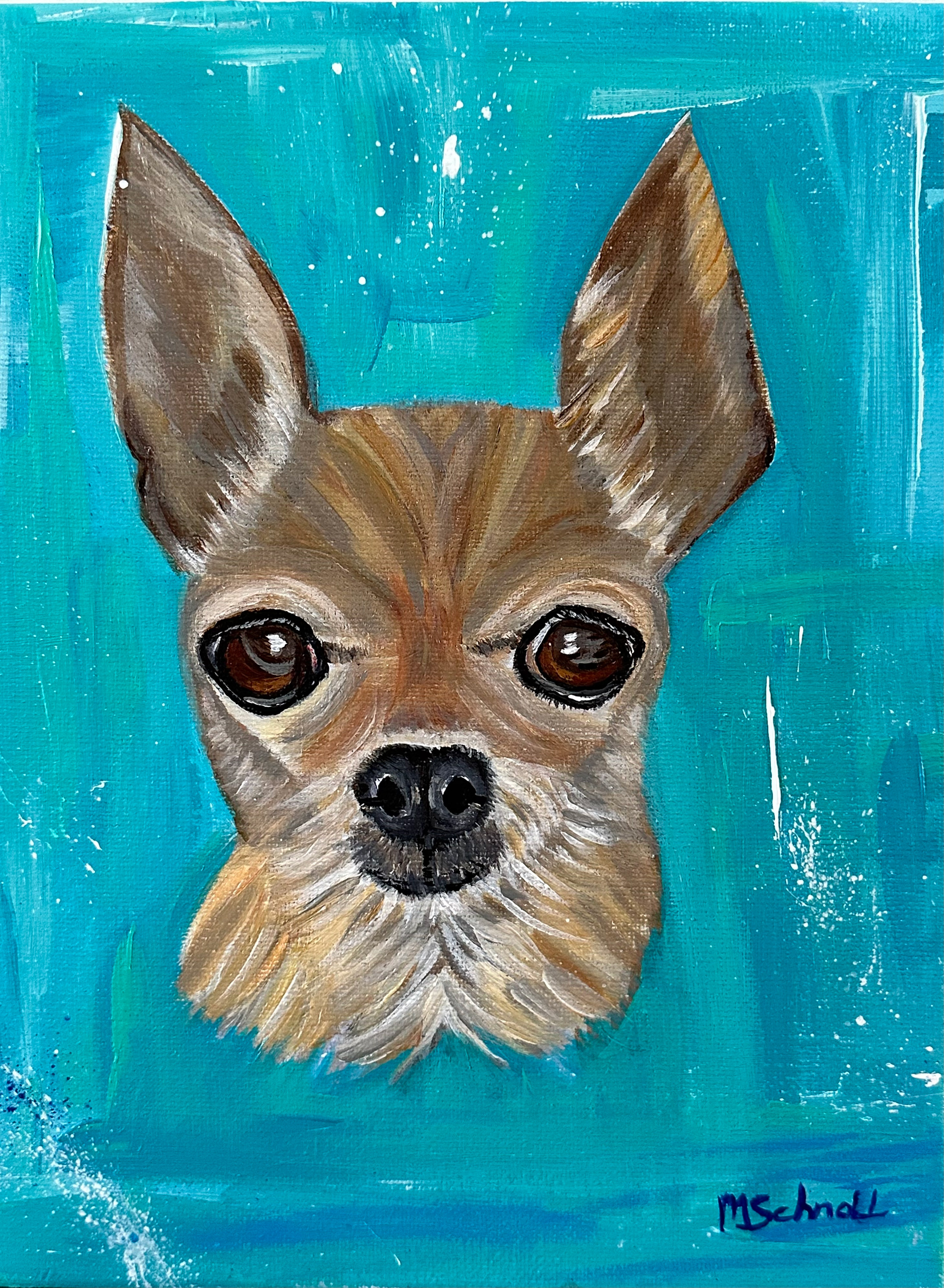 Hazelnut, Acrylic on Canvas