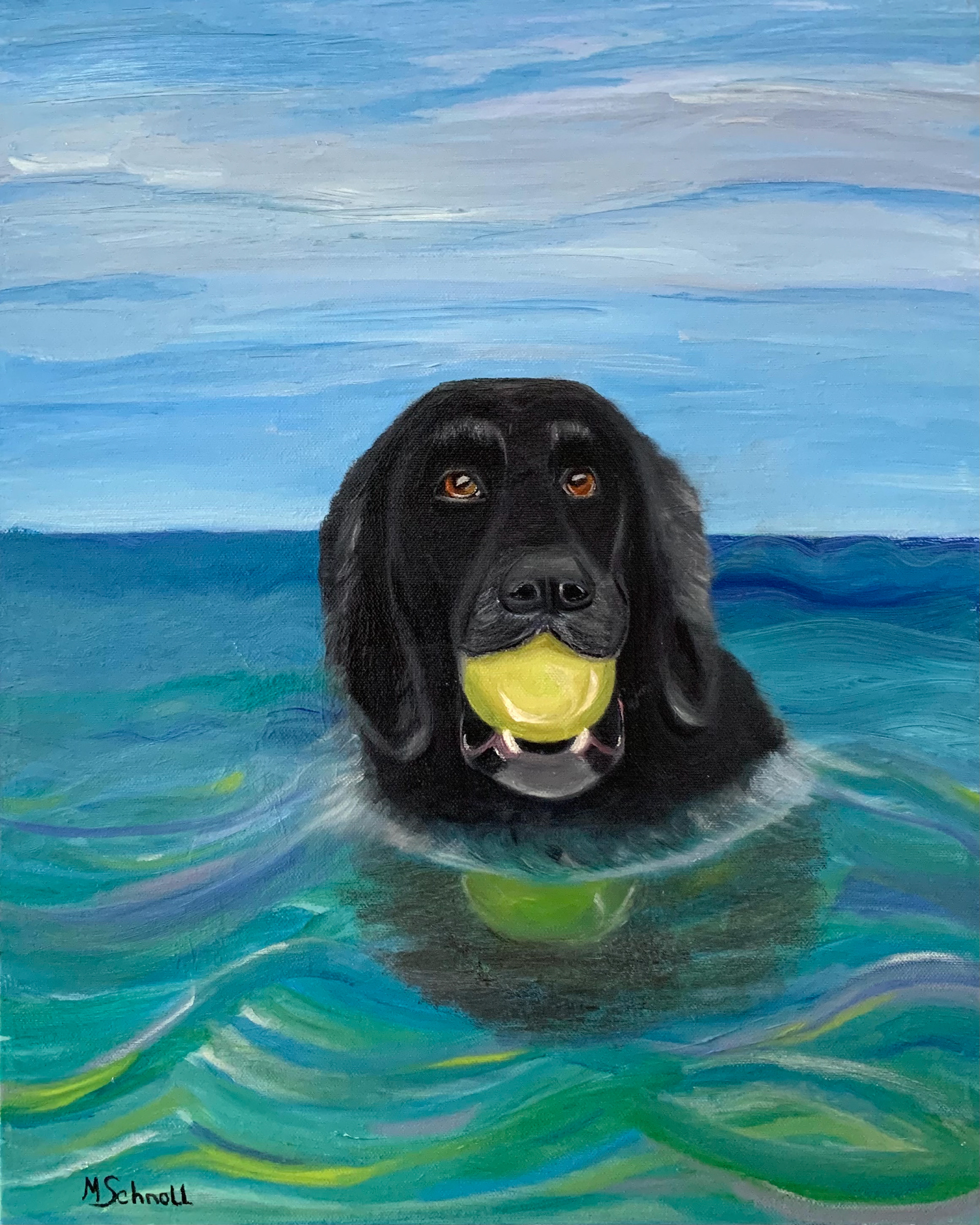 SOLD Tuff, Oil on Canvas