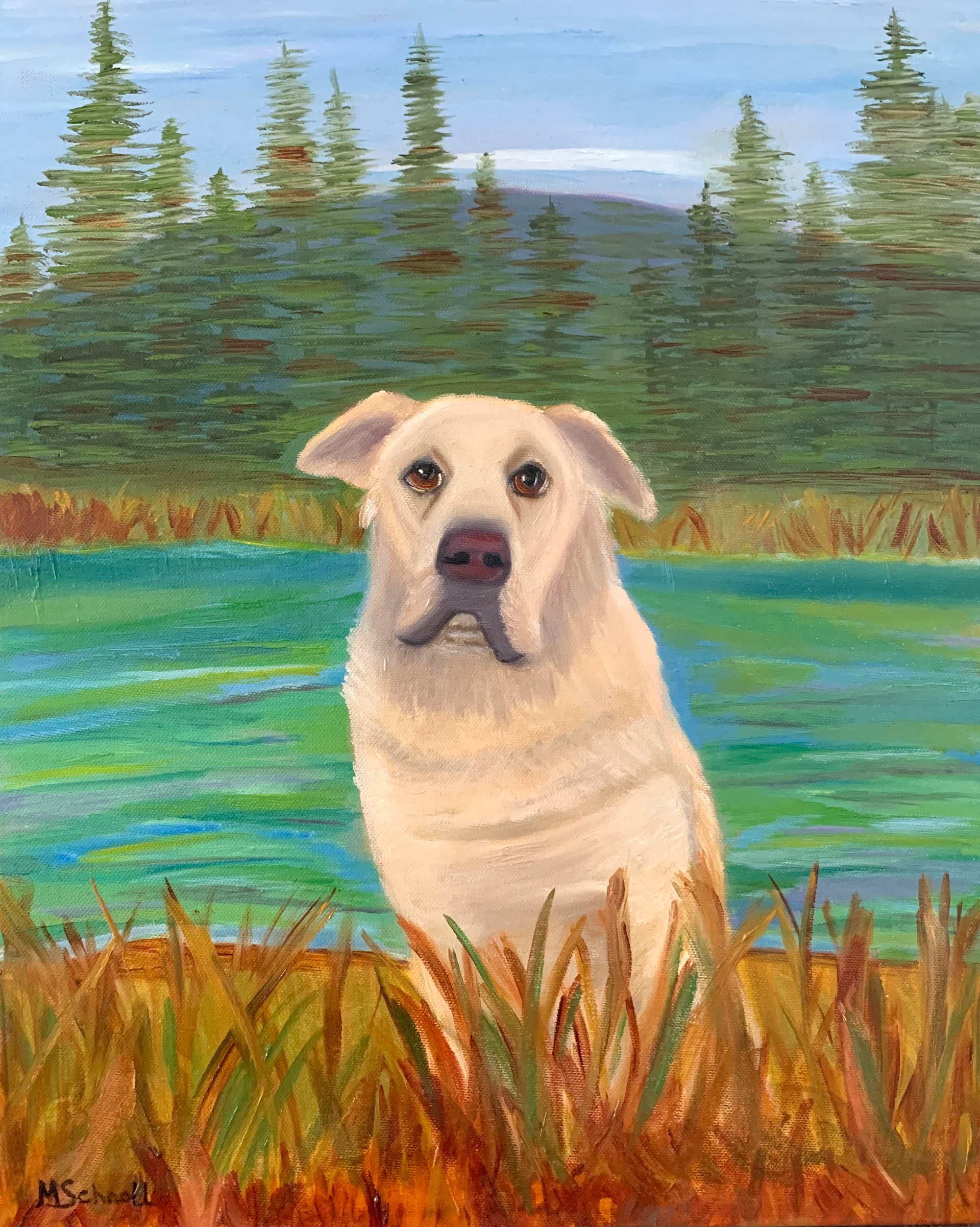 Cory, Mixed Media on Canvas