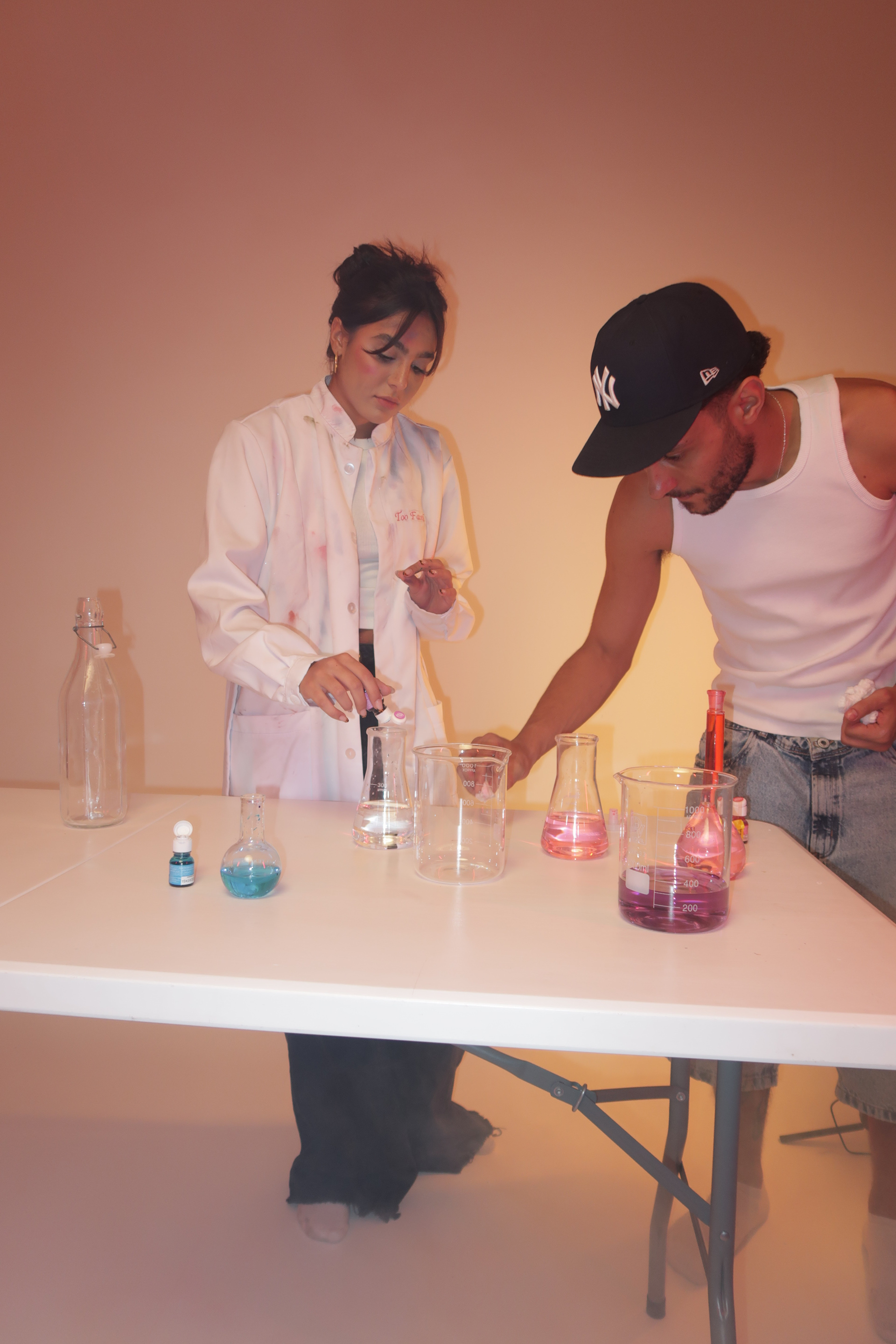 Preparing the scenario for part 1, the Laboratory
