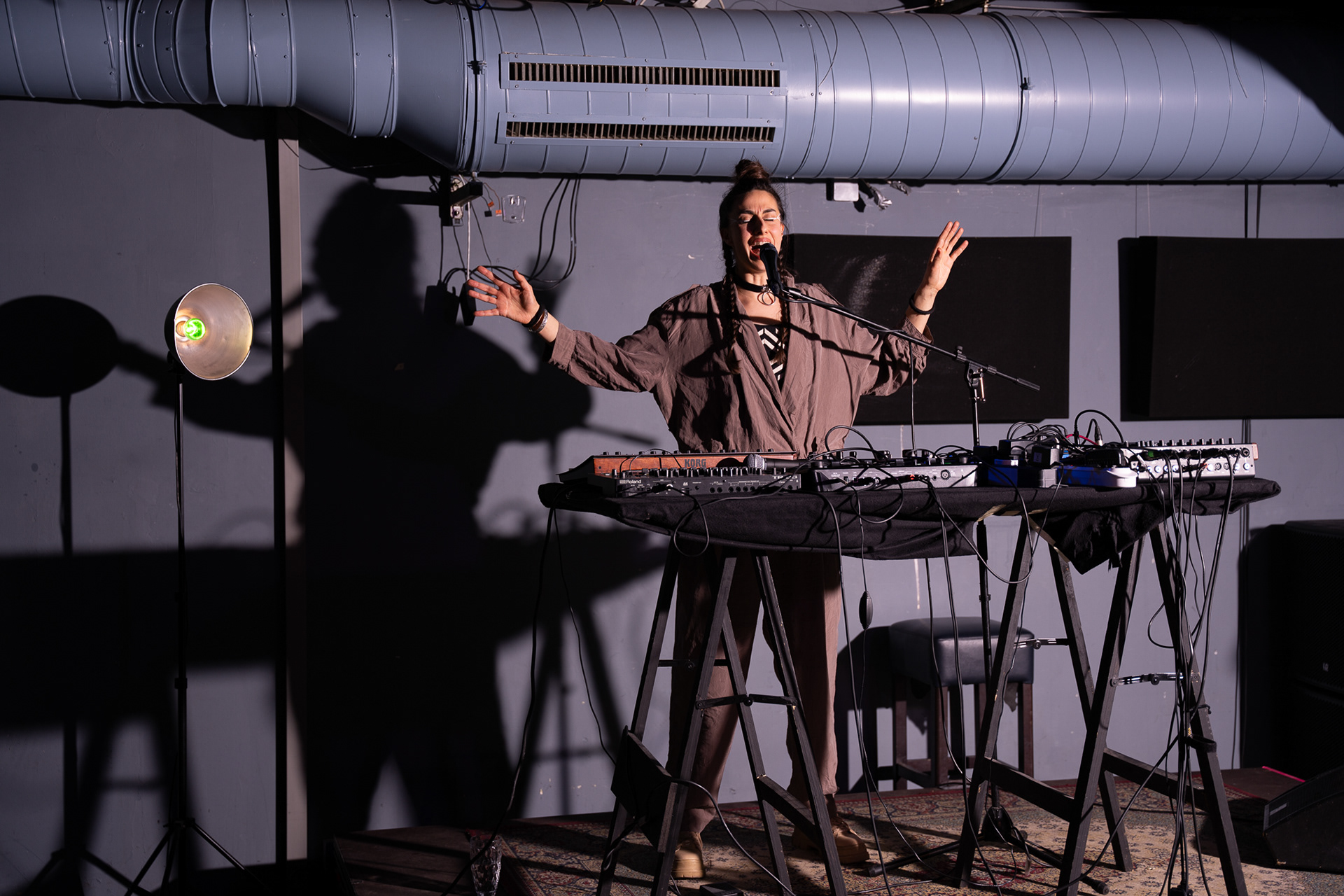 from a concert at Acud Macht Neu  organised by Berlin School of Sound. Photographer: Adrian Zwicker