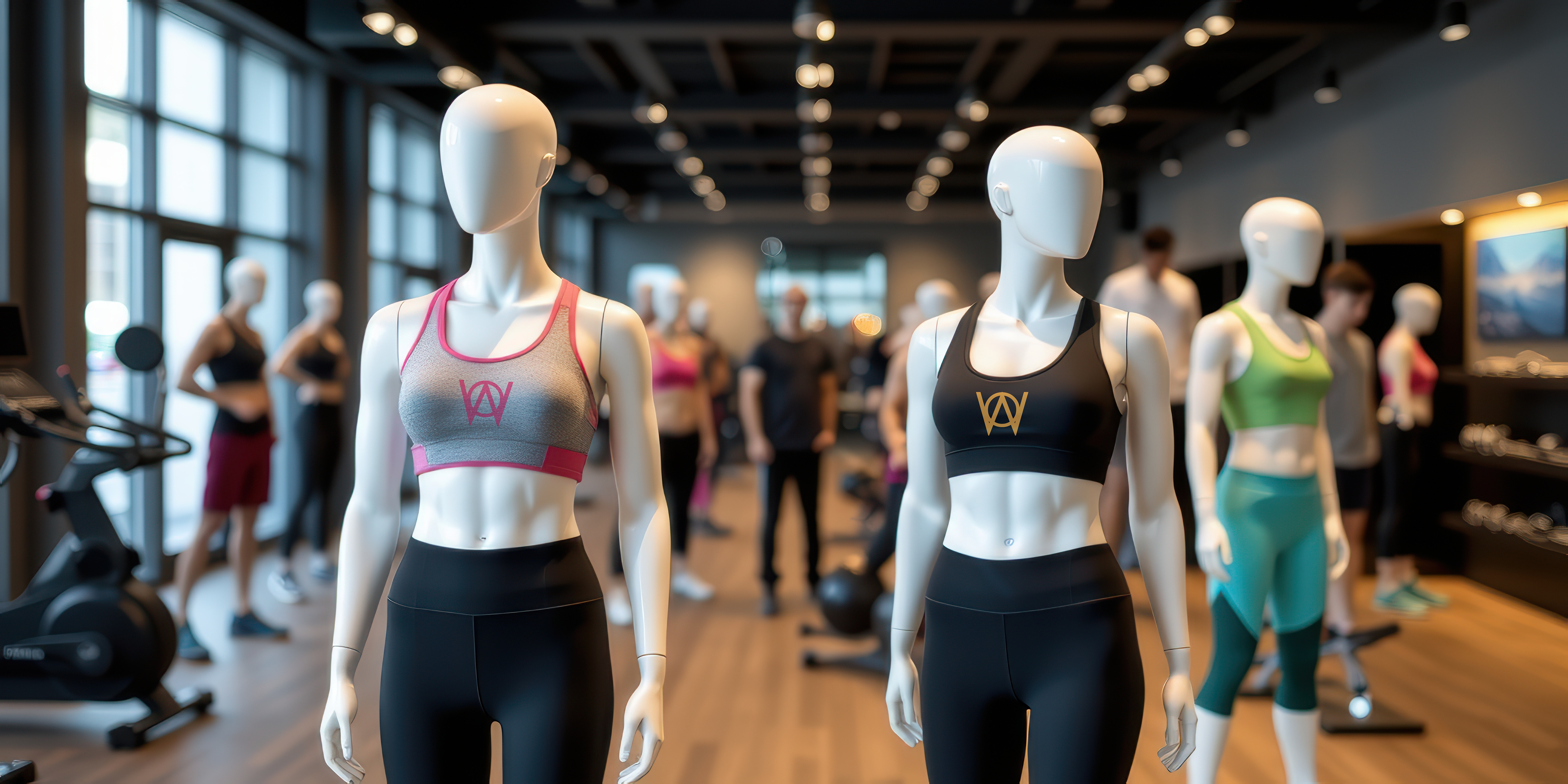 Olympic Wear Sport Bra Mockup