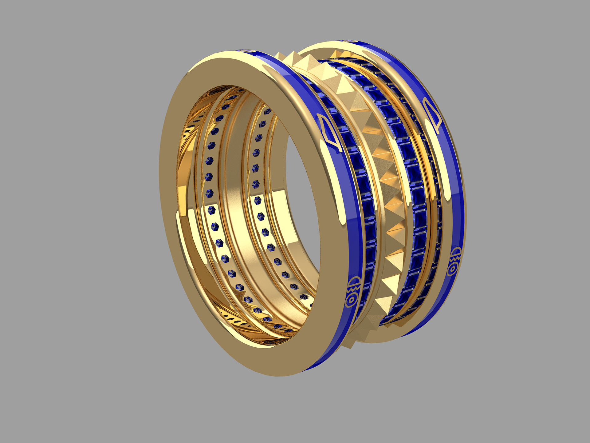 Perspective view in "render mode"