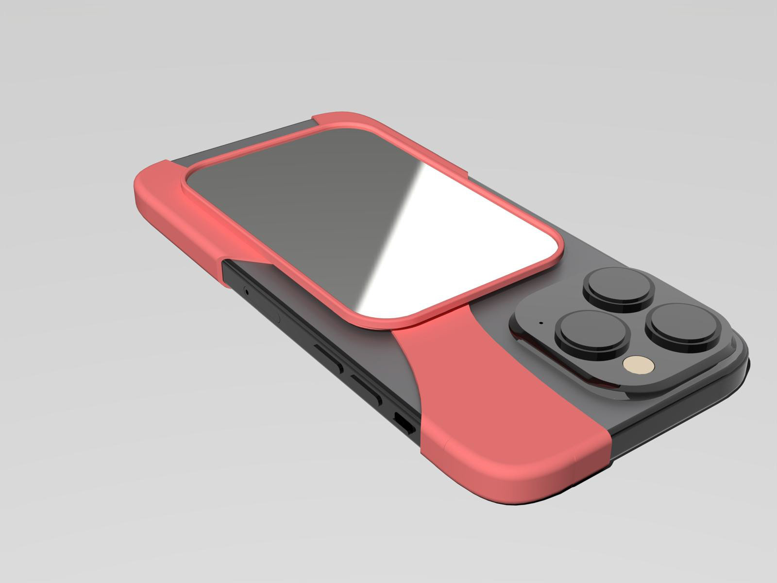 Perspective view in "render mode" - Back side 2