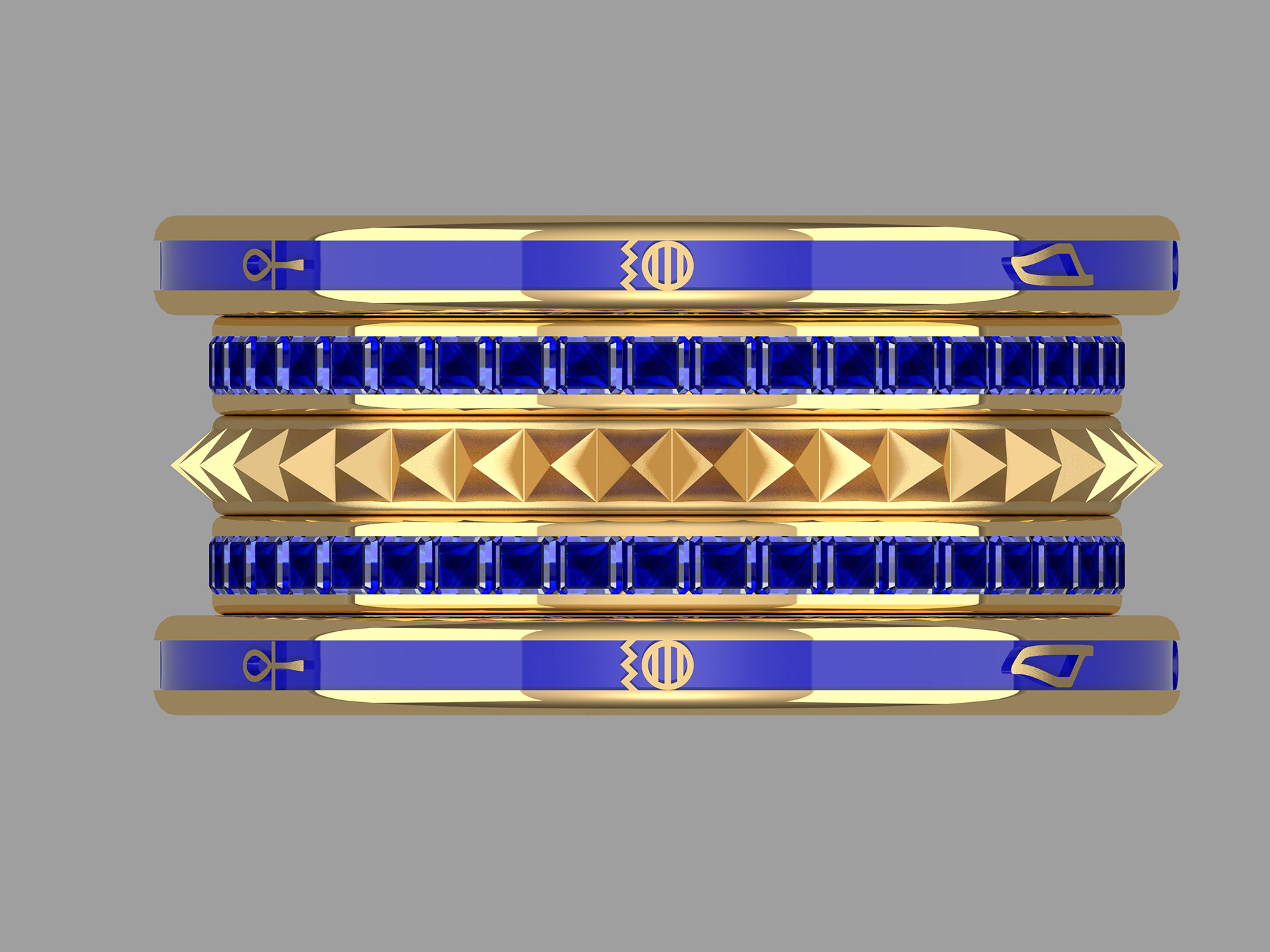 Upper view in "render mode"