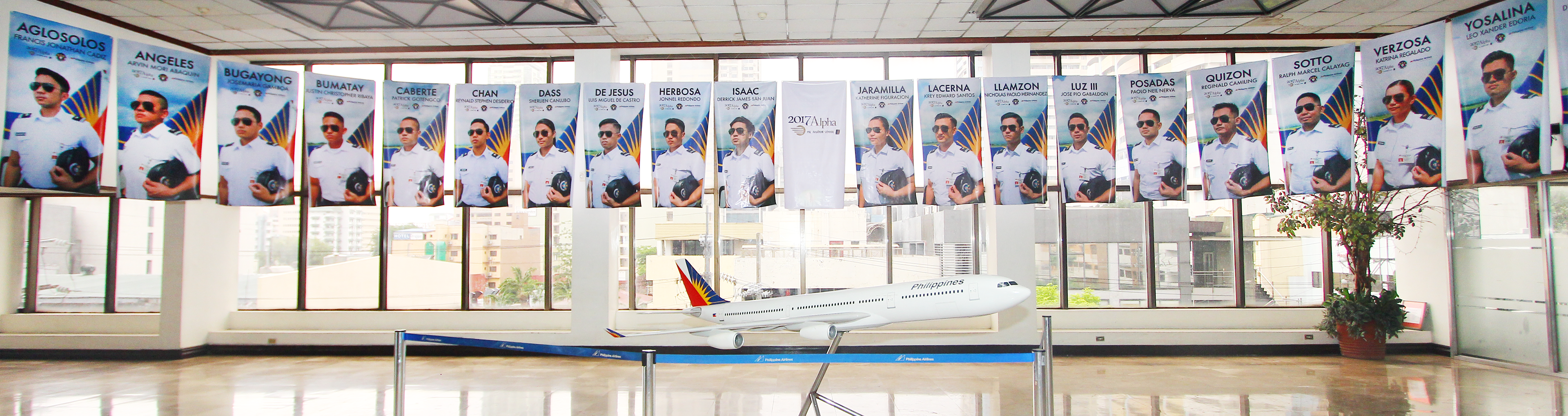 Actual prints of graduation photo on 6 x 3 ft tarpaulin, hanged during the class graduation