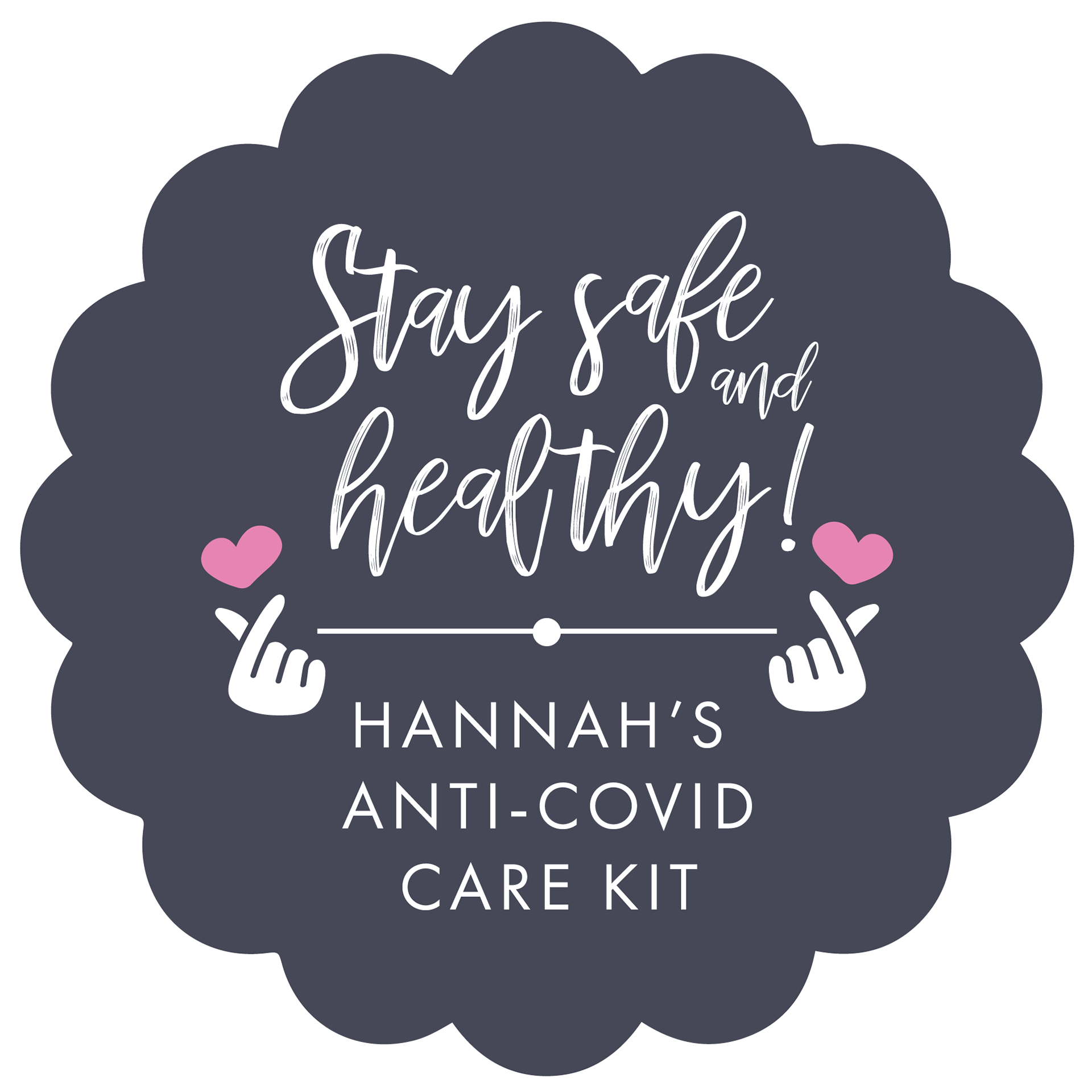 Sticker for COVID Care Kit Packs
