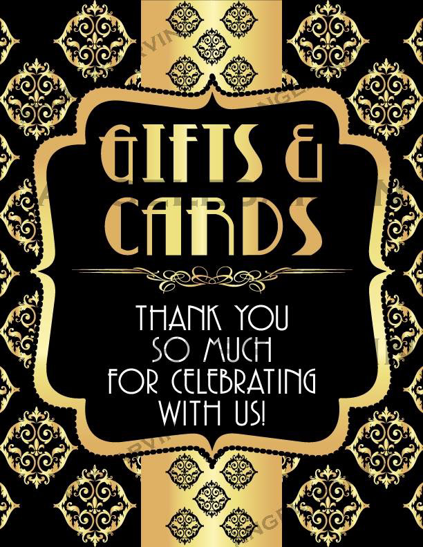 Gifts and cards art piece