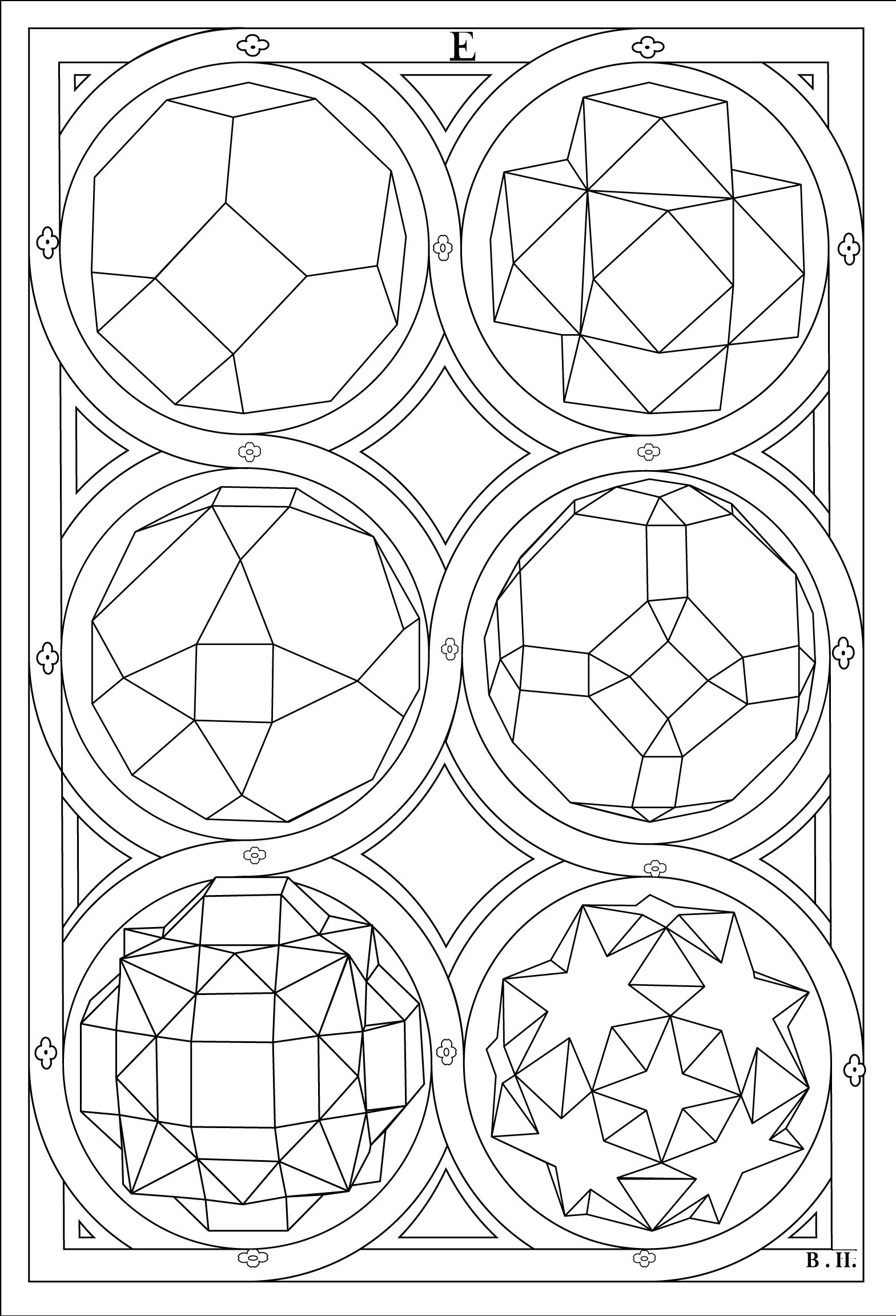 Aer (a) - Perspectiva Corporum Regularium - Wenzel Jamnitzer 1568