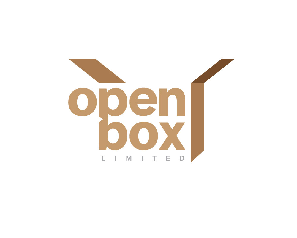 Logo design for Open Box Limited. You should see it around Kingston soon