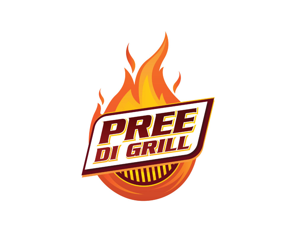 Logo I did for "Pree Di Grill" restaurant (Closed during COVID I think)