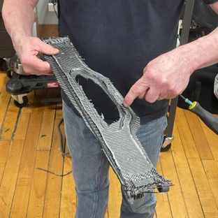 Crank Steering in Carbon