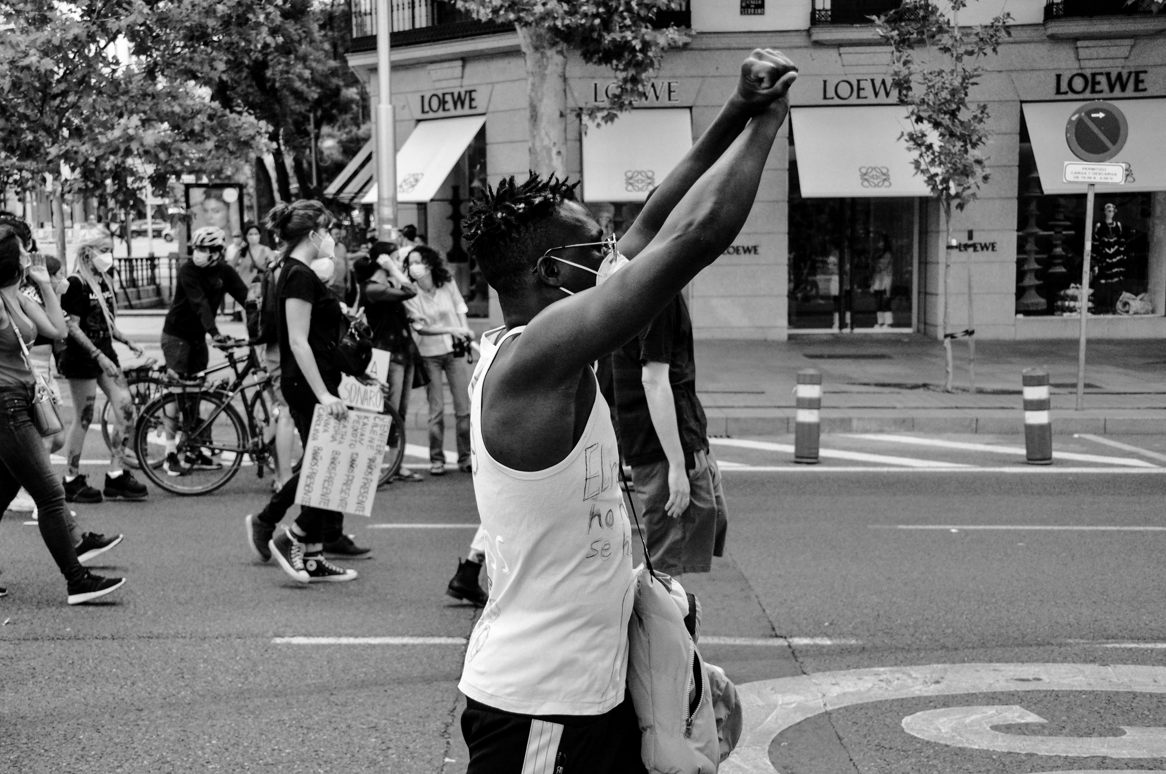 Black Lives Matter in Madrid, Spain