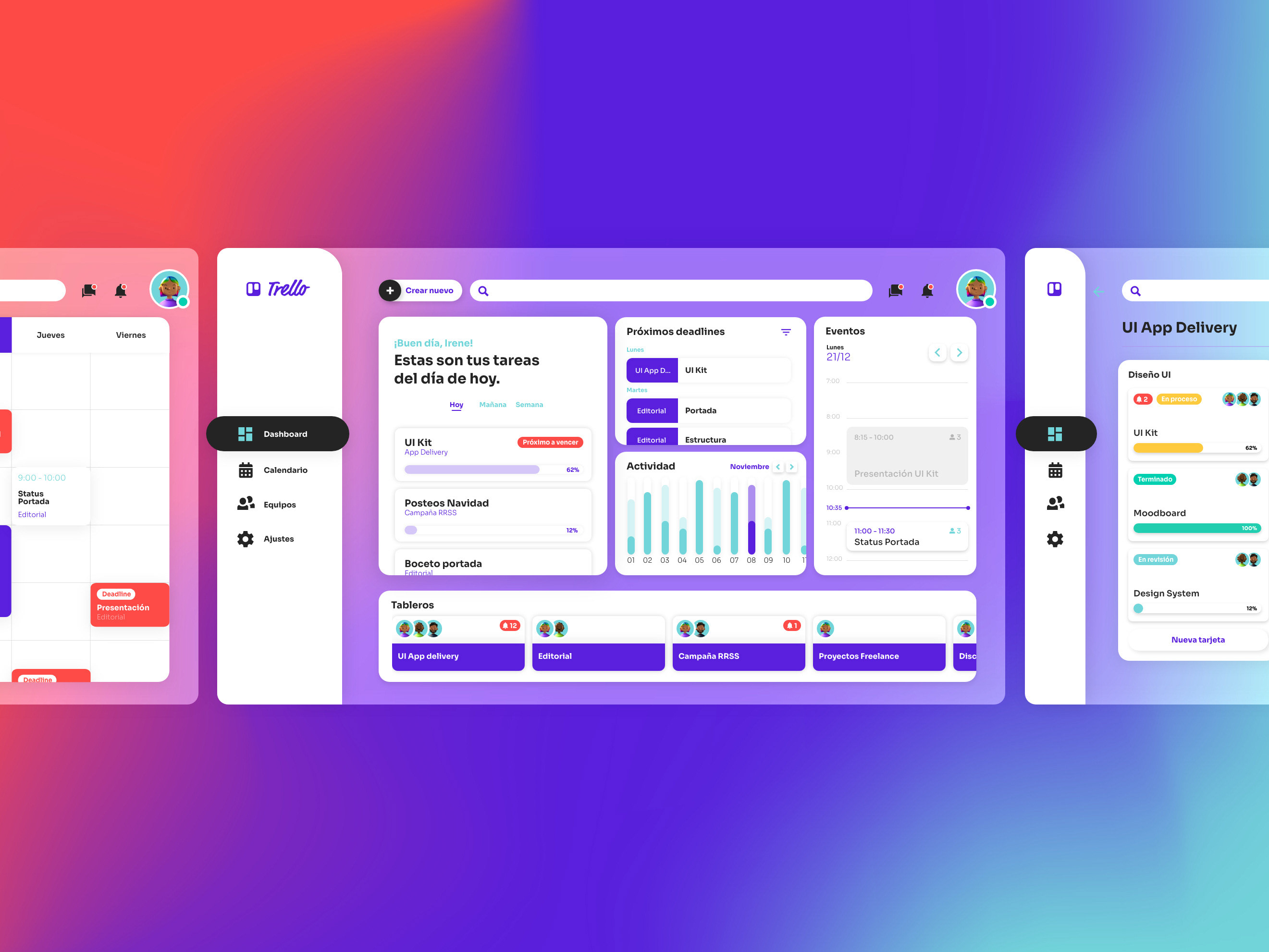 Antonella Grossolano - Trello - UX/UI Redesign