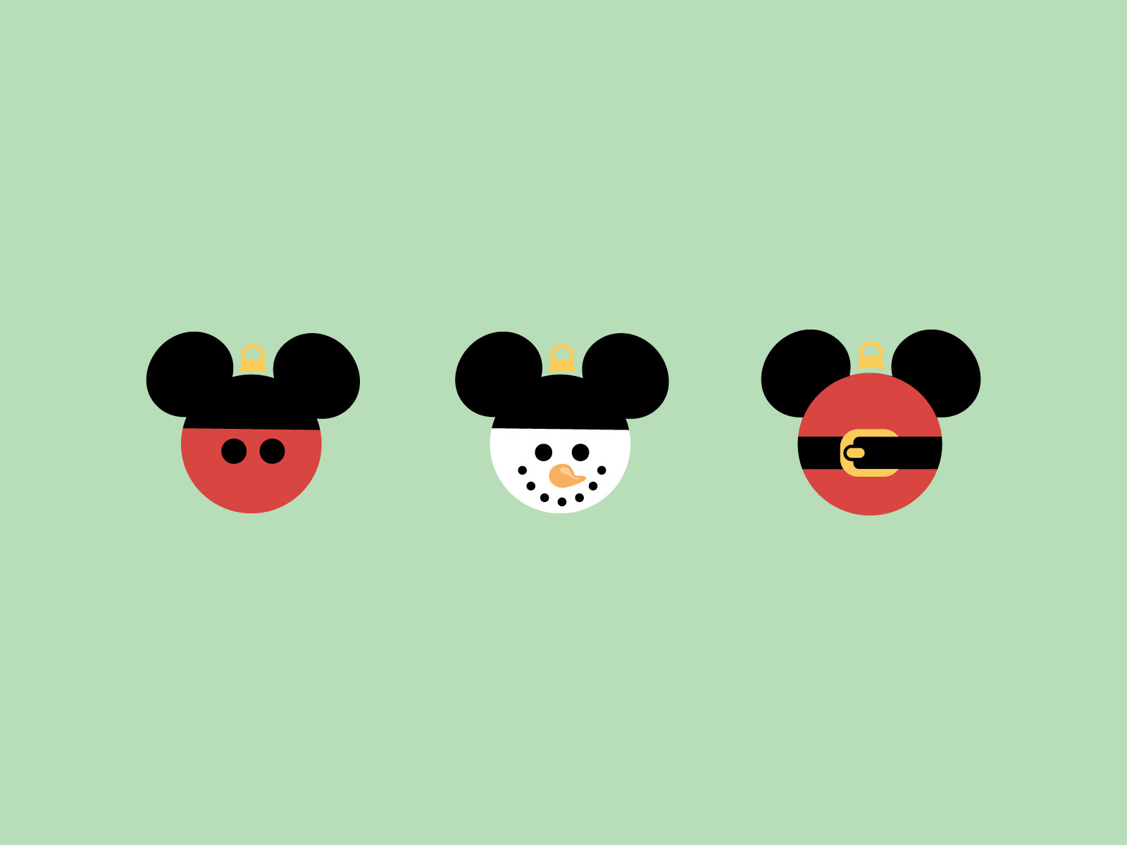 Mickey Ornaments