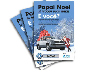 Flyer promocional de fim de ano