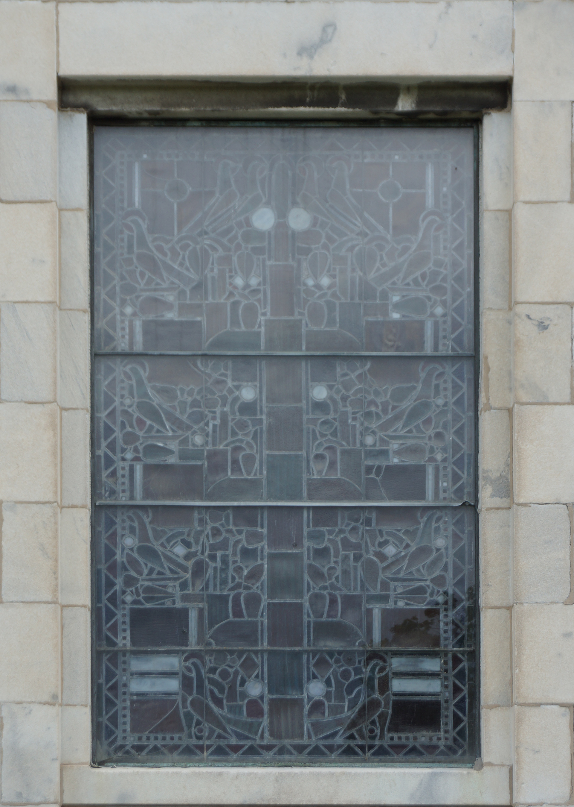 Window 8. Exterior, reflected light.